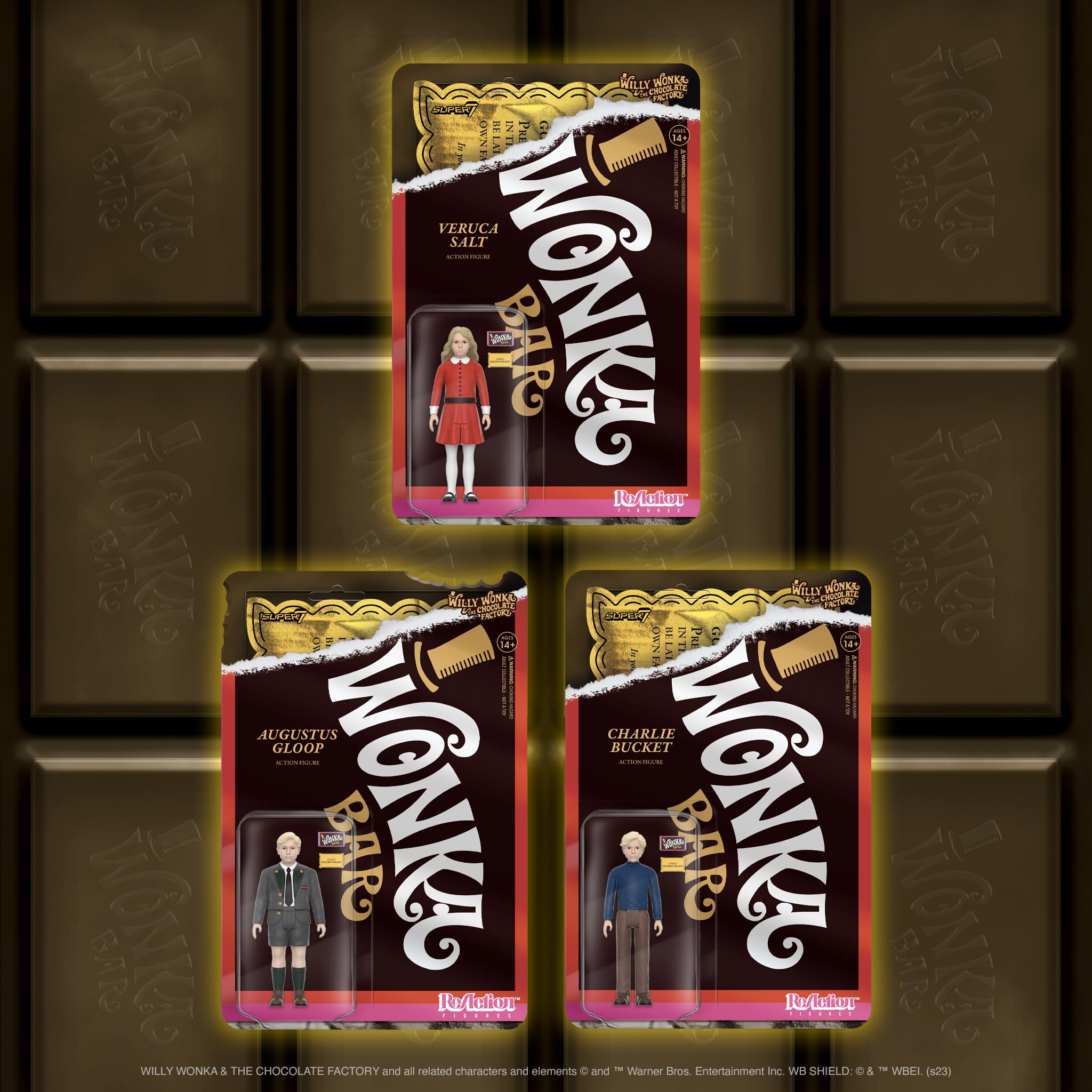 Foto 8 pulgar | Figura De Acción Super7 Willy Wonka Y La Fábrica De Chocolate Veruca Salt - Venta Internacional.