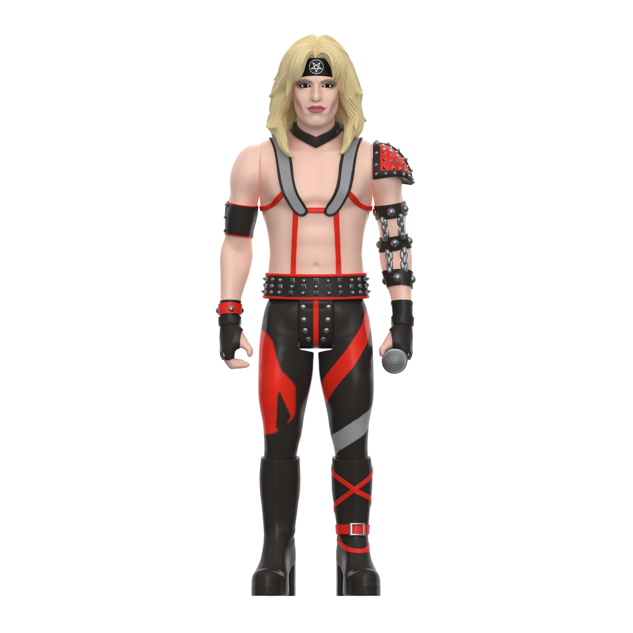Foto 2 | Figura De Acción Super7 Motley Crue Vince Neil 3.75 Con Accesorio - Venta Internacional.