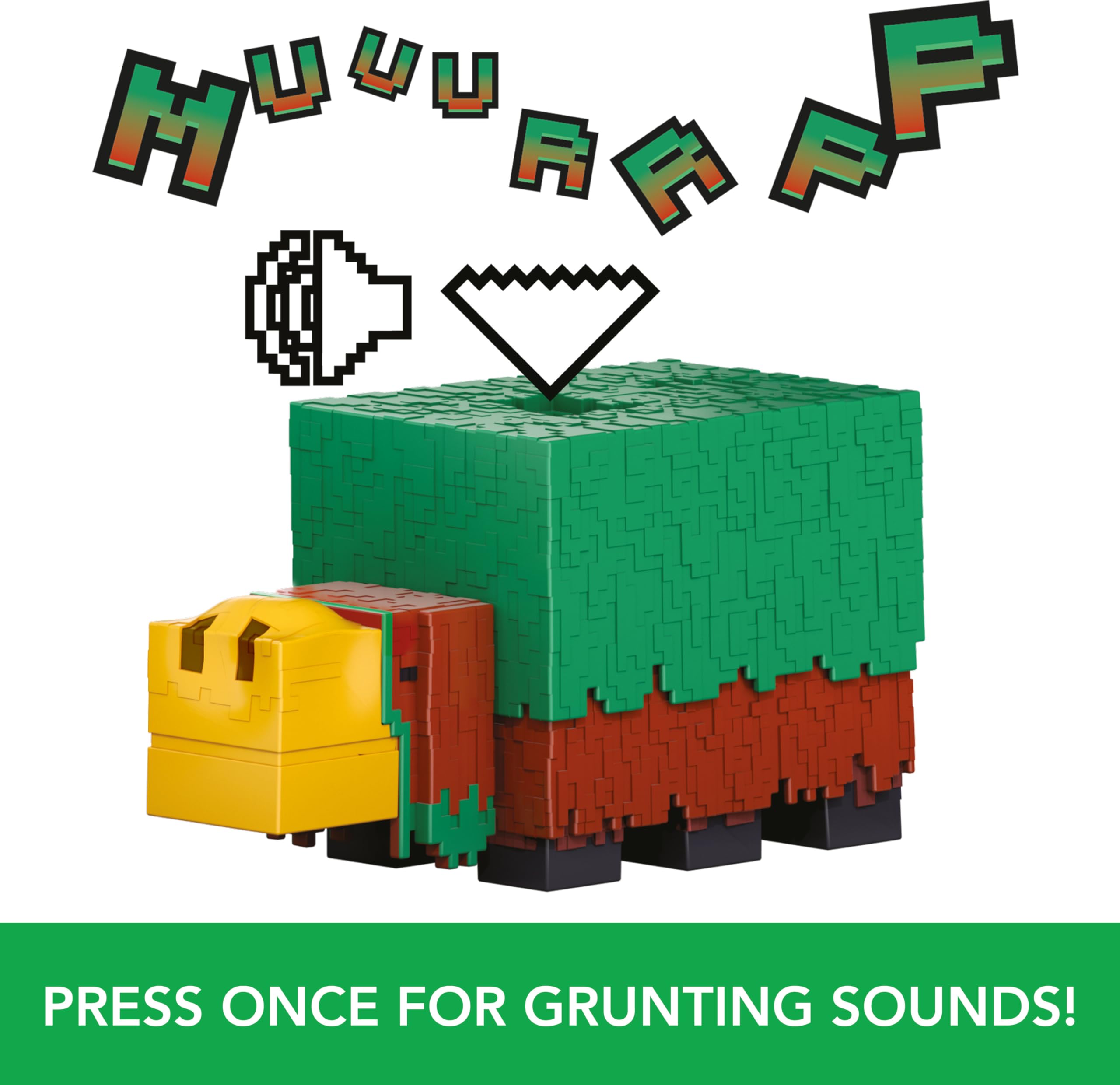 Foto 5 pulgar | Figura De Acción Mattel Minecraft Sniffer Con Sonidos Del Juego, 8 Cm - Venta Internacional.