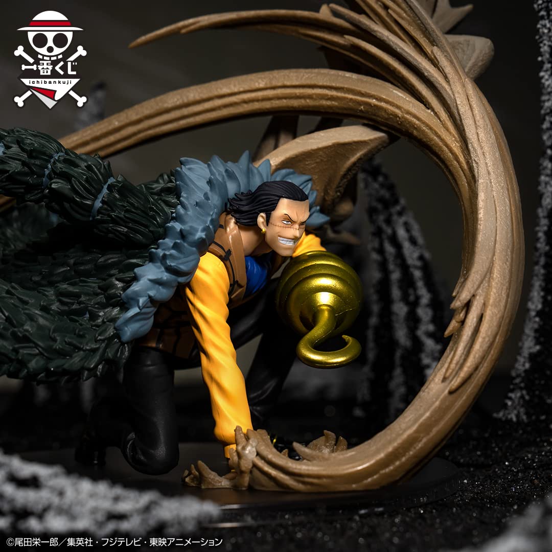 Foto 7 pulgar | Figura Bandai Ichibansho De Una Sola Pieza, Cocodrilo Duel Memories - Venta Internacional.