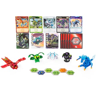 Foto 2 | Toy Bakugan Geogan Brawler, Paquete De 5 Unidades Con Hyenix E Insectra Exclusivos - Venta Internacional.