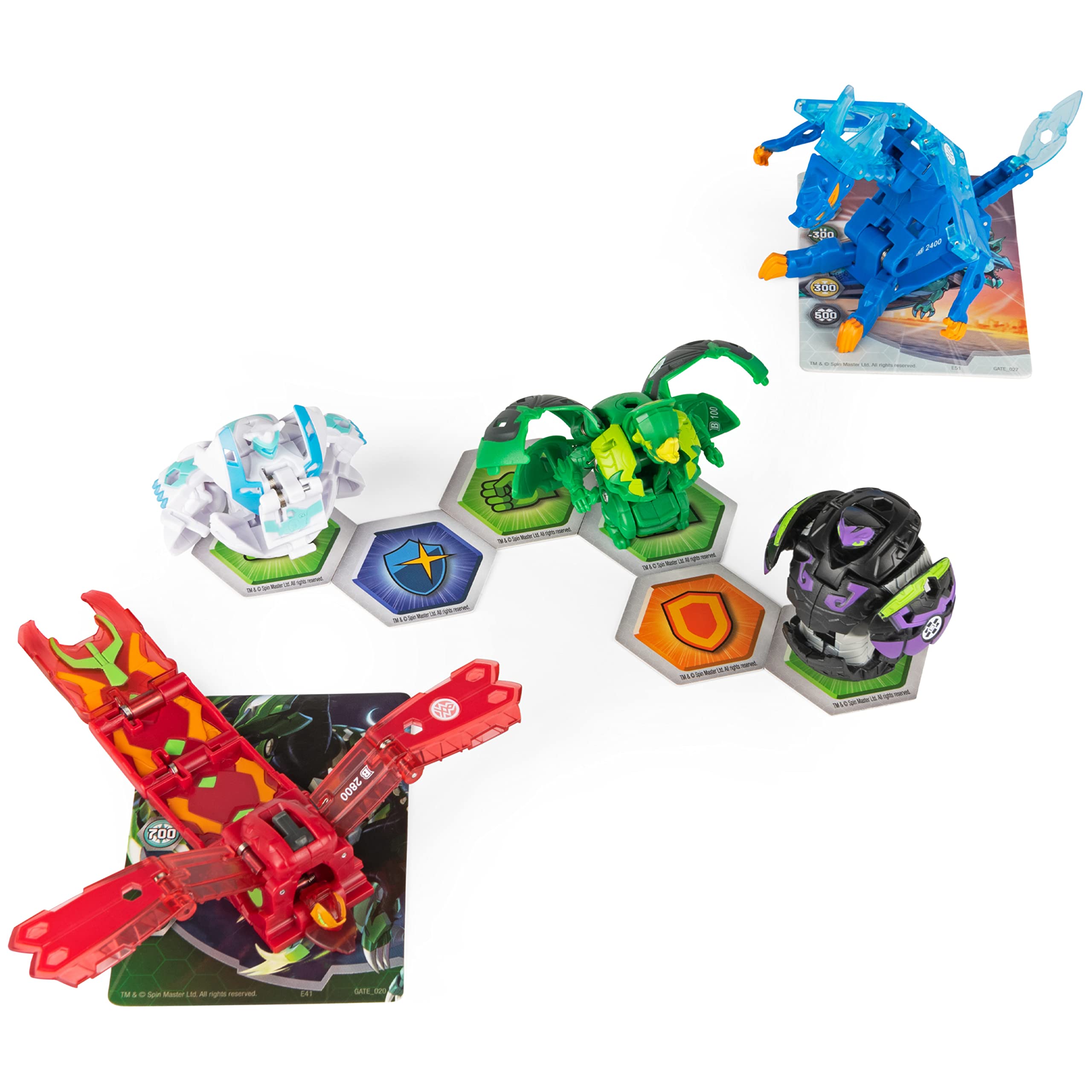 Foto 4 pulgar | Toy Bakugan Geogan Brawler, Paquete De 5 Unidades Con Hyenix E Insectra Exclusivos - Venta Internacional.