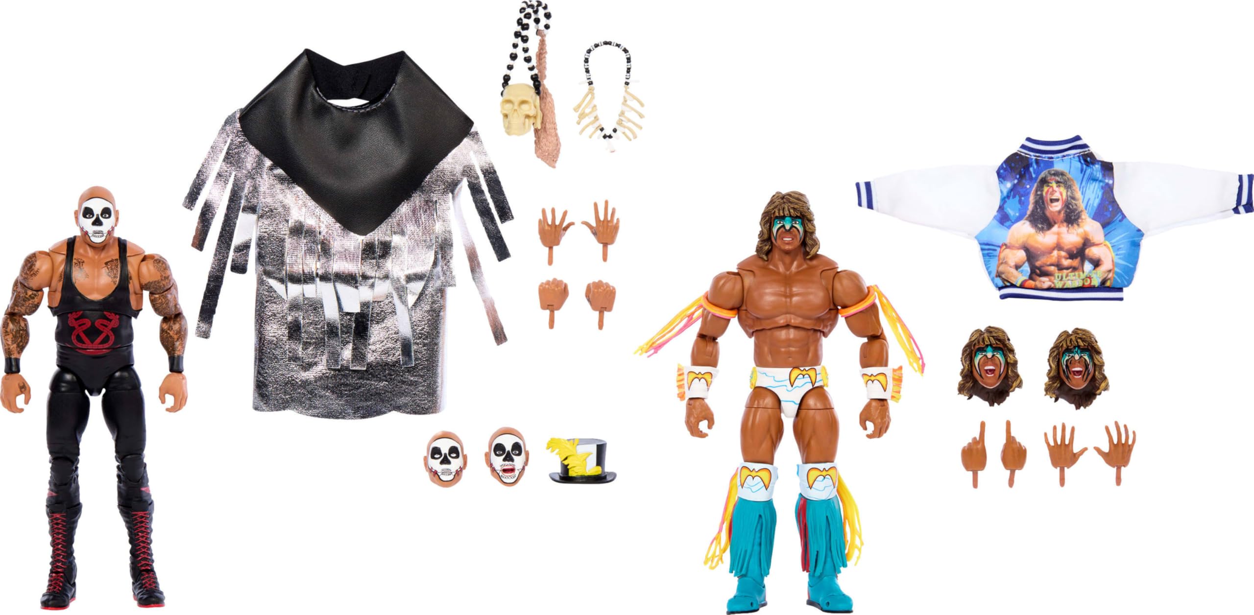 Foto 2 pulgar | Figura De Acción Mattel Wwe Ultimate Edition Ultimate Warrior Vs Papa Shango, Paquete De 2 - Venta Internacional.