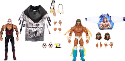 Foto 1 | Figura De Acción Mattel Wwe Ultimate Edition Ultimate Warrior Vs Papa Shango, Paquete De 2 - Venta Internacional.