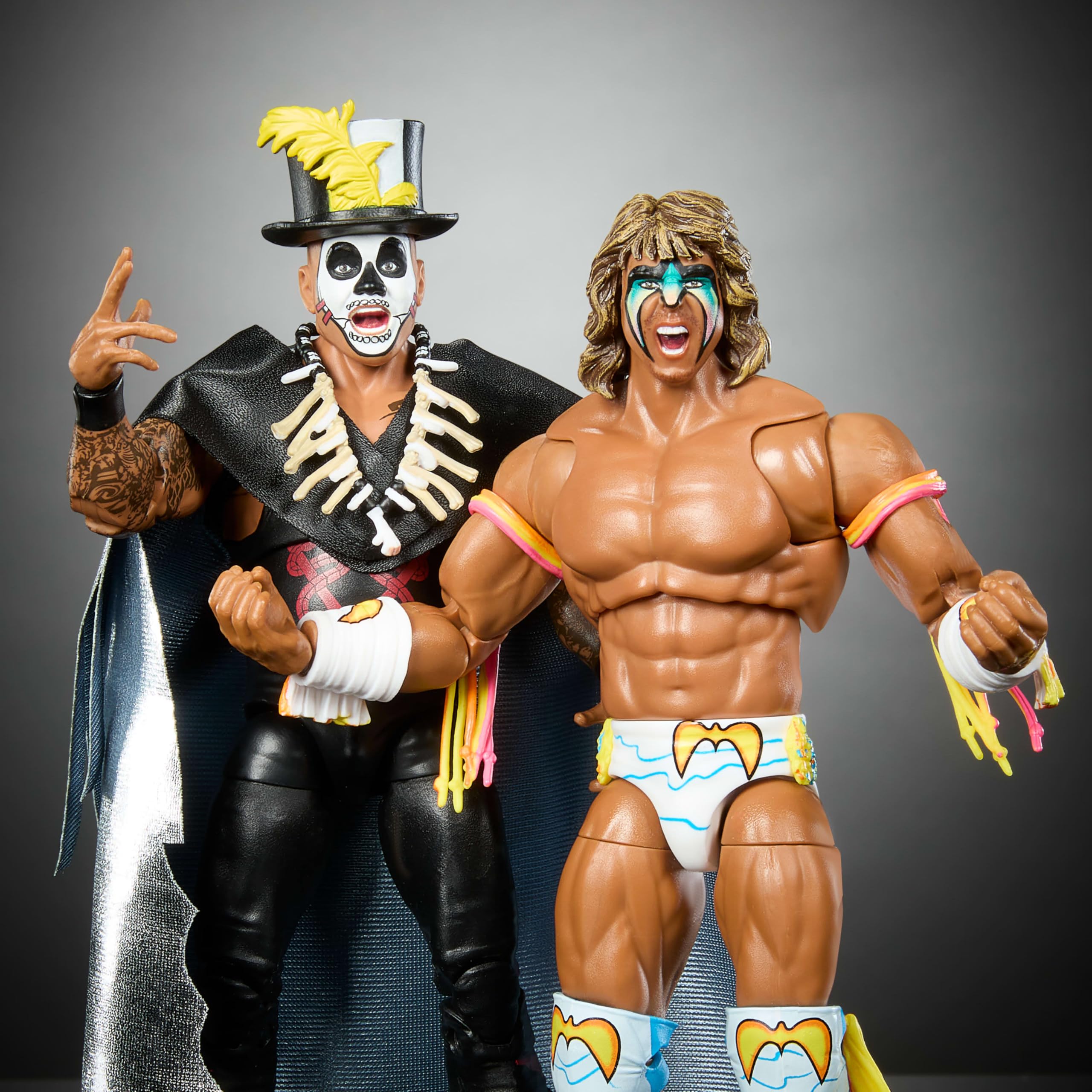 Foto 4 pulgar | Figura De Acción Mattel Wwe Ultimate Edition Ultimate Warrior Vs Papa Shango, Paquete De 2 - Venta Internacional.