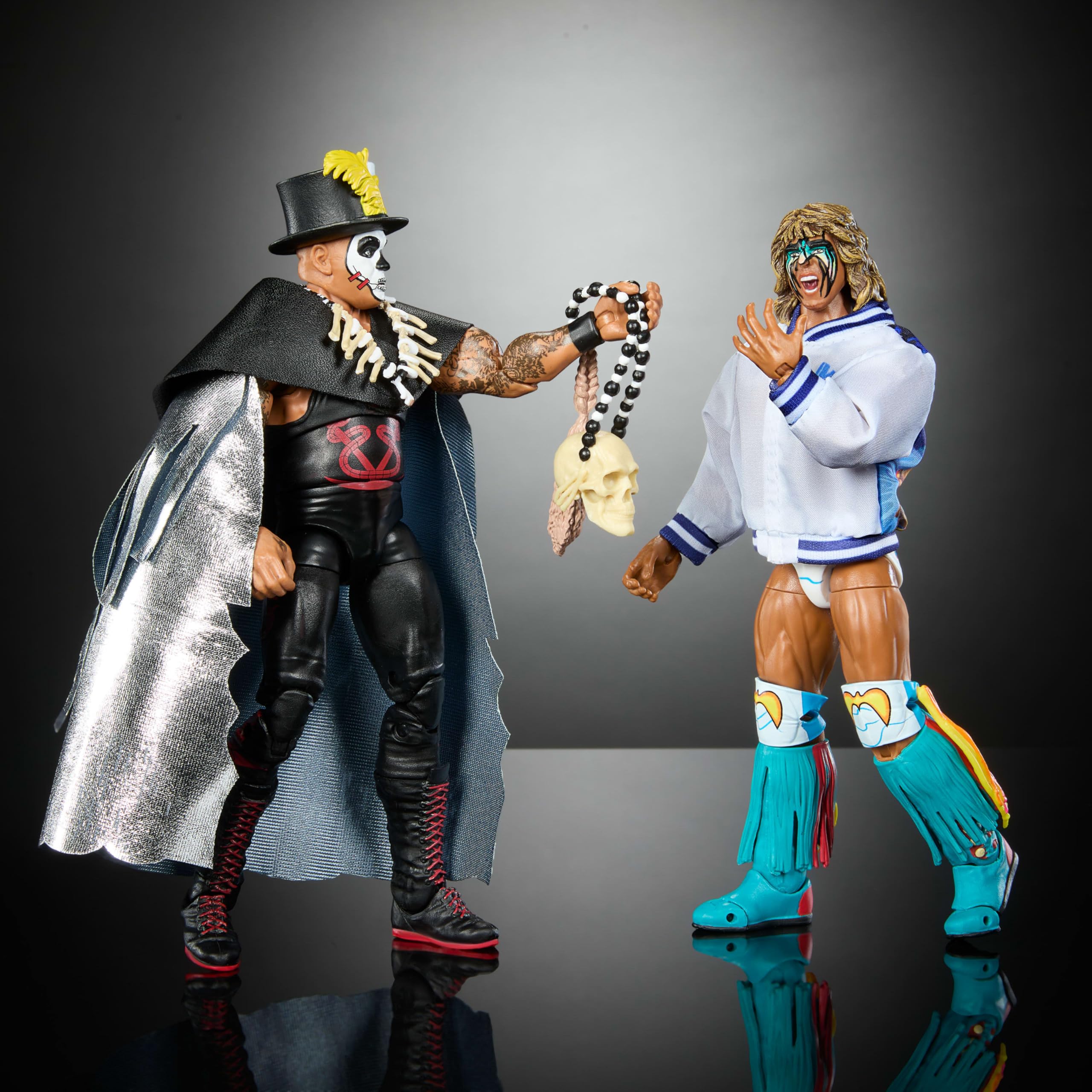 Foto 6 pulgar | Figura De Acción Mattel Wwe Ultimate Edition Ultimate Warrior Vs Papa Shango, Paquete De 2 - Venta Internacional.