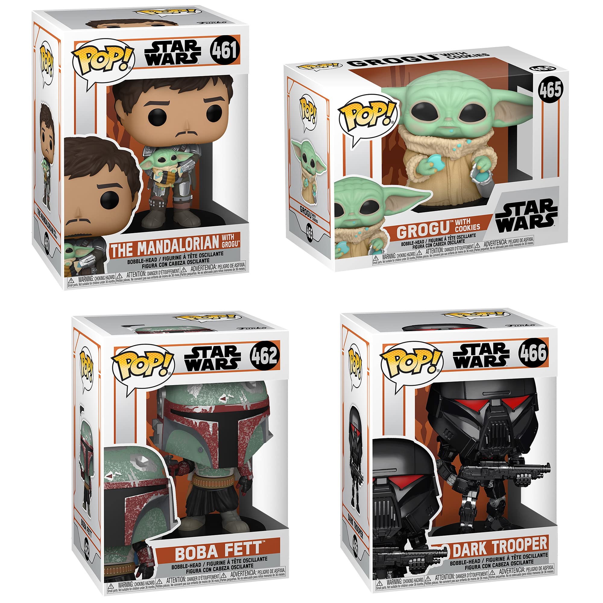 Foto 3 pulgar | Figura De Acción Funko Pop Star Wars Mandalorian Set 3 Boba Fett - Venta Internacional.