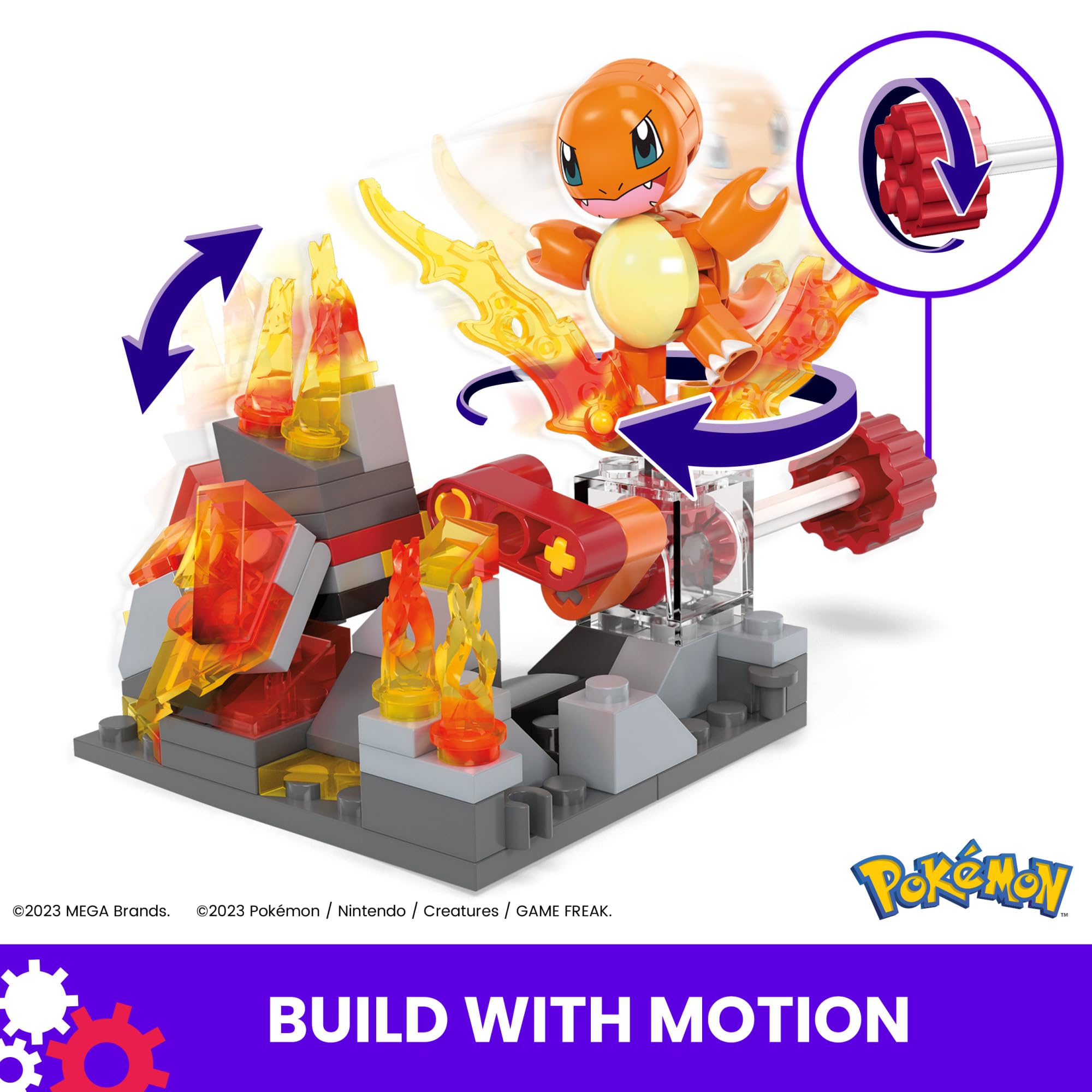 Foto 4 pulgar | Set De Juguetes De Construcción Mega Pokémon Charmander Fire-type Con 81 Piezas - Venta Internacional.