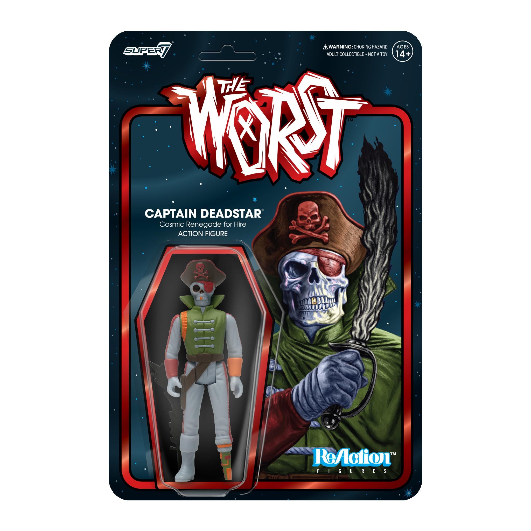 Figura De Acción Super7 La Peor Reacción Del Capitán Deadstar - Venta Internacional.