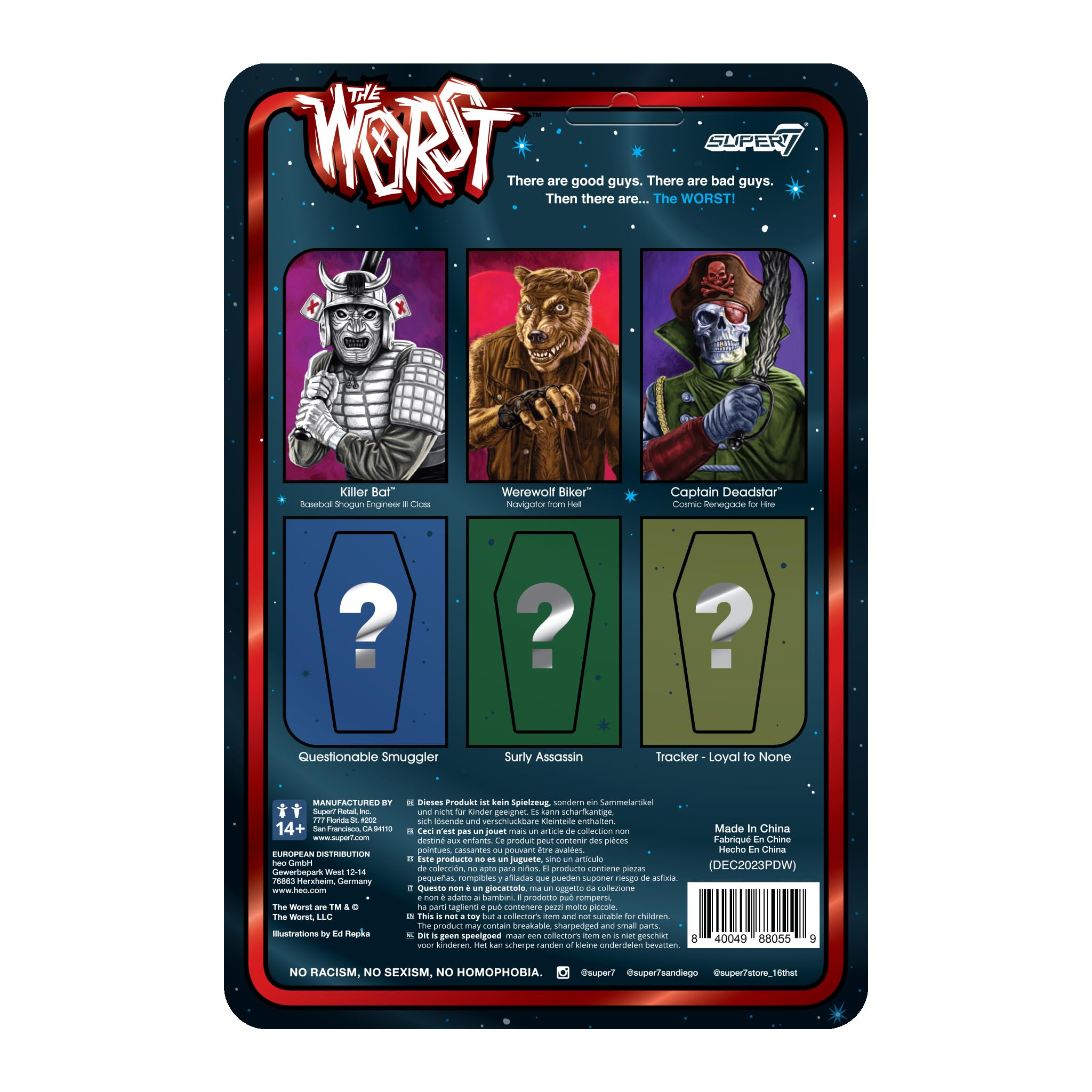 Foto 4 pulgar | Figura De Acción Super7 La Peor Reacción Del Capitán Deadstar - Venta Internacional.