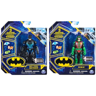 Foto 2 | Figuras De Acción Dc Comics Batman Bat-tech Batman Y Robin - Venta Internacional.