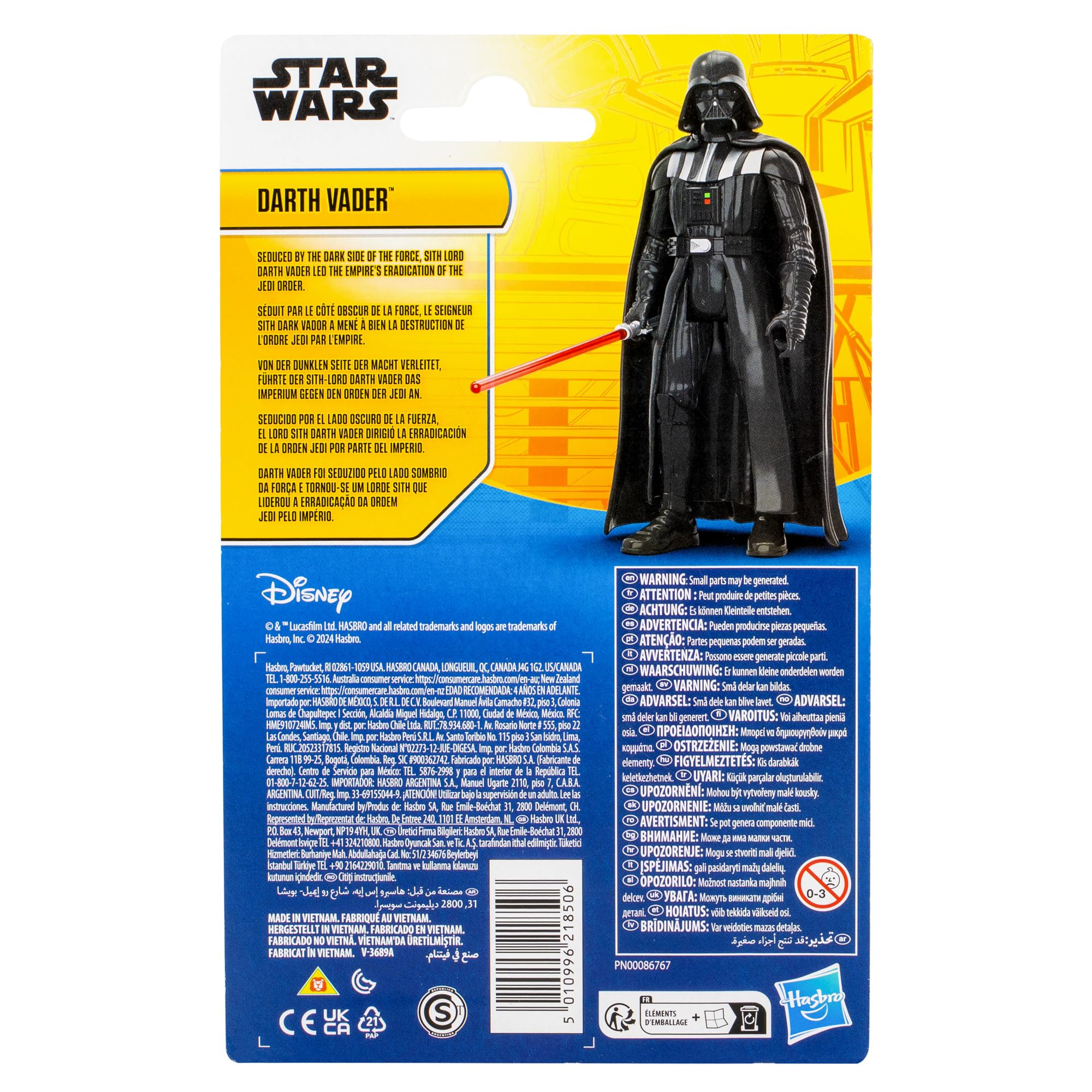 Foto 5 | Figura De Acción Star Wars Epic Hero Series Darth Vader 10 Cm - Venta Internacional.