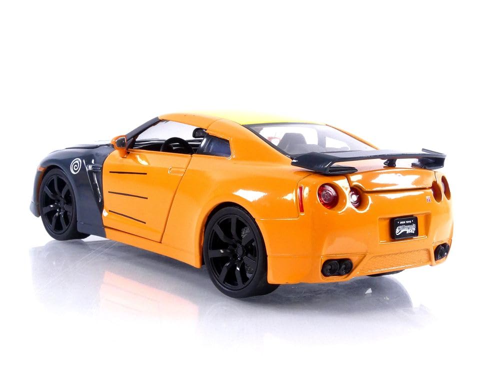 Foto 4 pulgar | Coche De Juguete Jada Toys Naruto 2009 Nissan Gt-r (r35) 1:24 Con Figura - Venta Internacional.