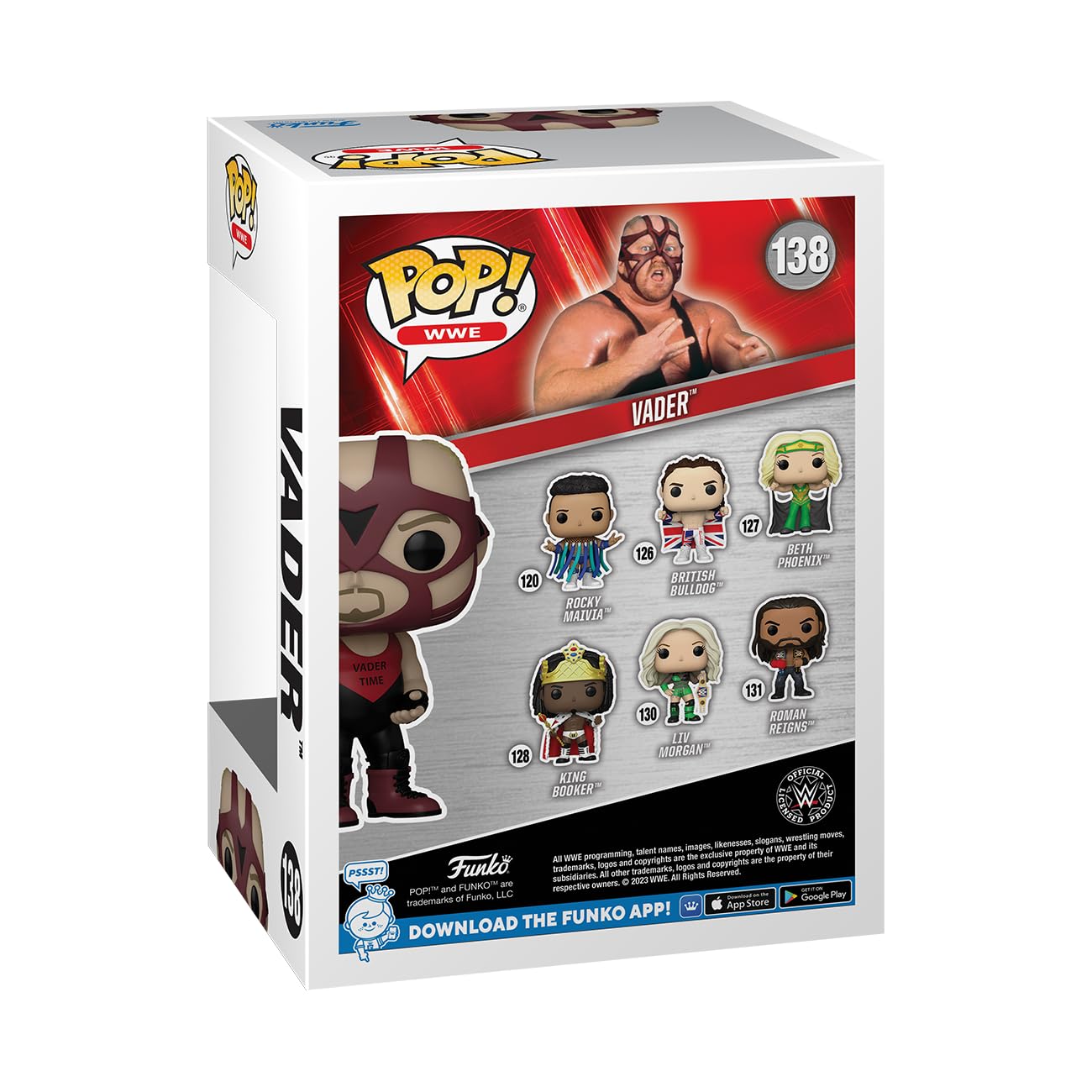 Foto 4 pulgar | ¡funko Pop! Figura De Vinilo De Vader Para El 60 Aniversario De La Wwe, 9,7 Cm - Venta Internacional.