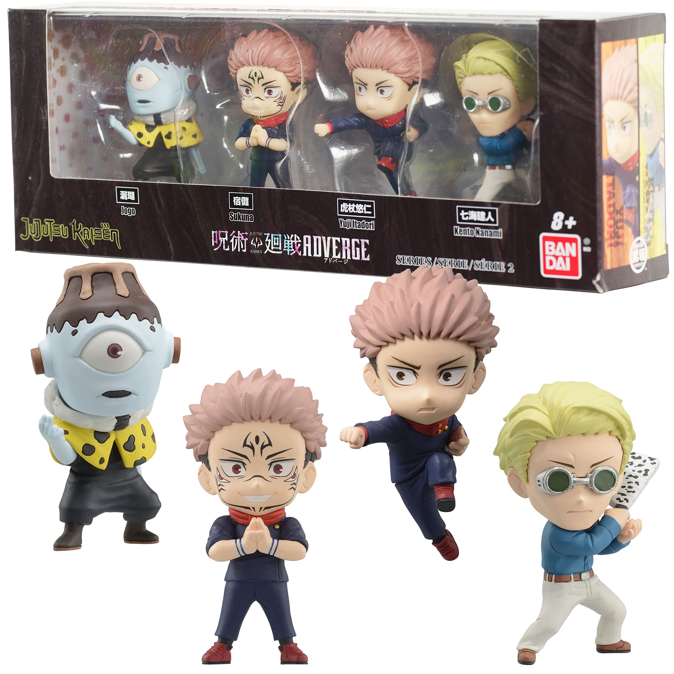 Foto 2 pulgar | Set De Figuras Bandai Namco Jujutsu Kaisen Adverge Con 4 Figuras - Venta Internacional.