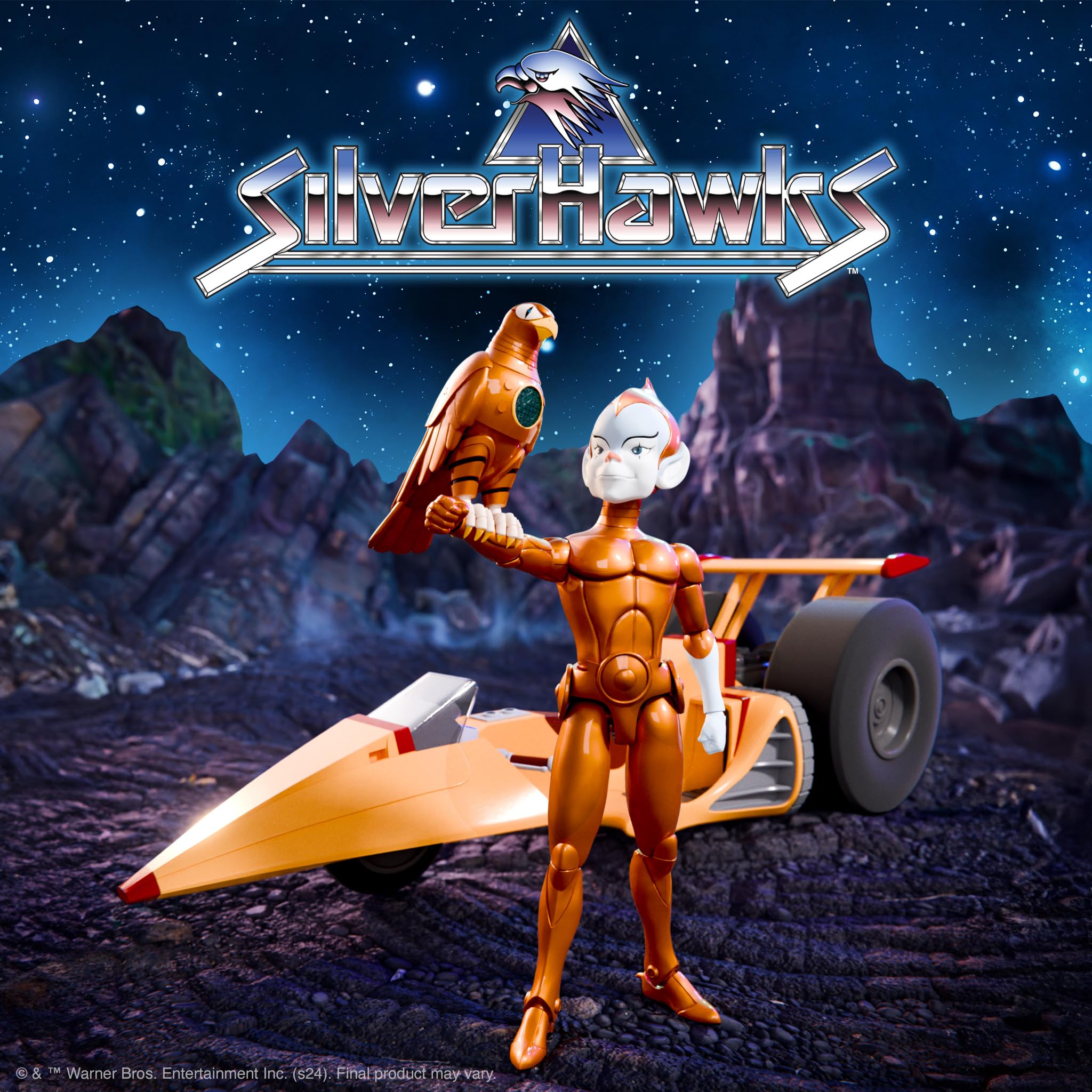 Foto 6 | Figura De Acción Super7 Ultimates Silverhawks Space Racer De 18 Cm - Venta Internacional.