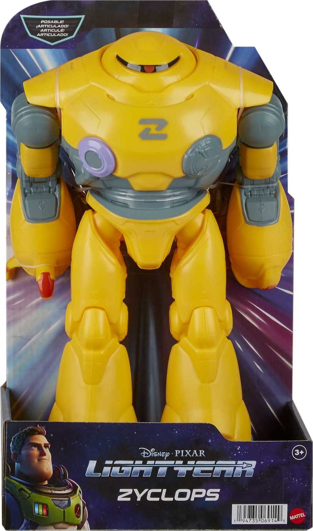 Foto 7 pulgar | Figura De Acción Mattel Disney Pixar Lightyear Zyclops Robot - Venta Internacional.