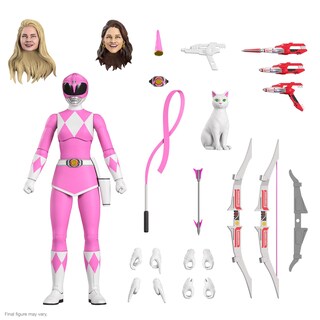 Foto 1 | Figura De Acción Super7 Ultimates! Mighty Morphin Power Rangers Pink Ranger, 18 Cm - Venta Internacional.