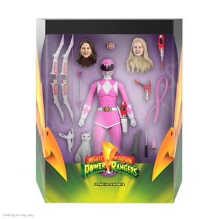 Foto 2 | Figura De Acción Super7 Ultimates! Mighty Morphin Power Rangers Pink Ranger, 18 Cm - Venta Internacional.
