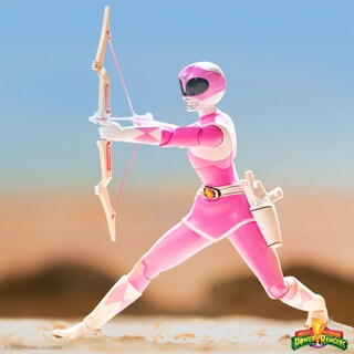Foto 4 | Figura De Acción Super7 Ultimates! Mighty Morphin Power Rangers Pink Ranger, 18 Cm - Venta Internacional.