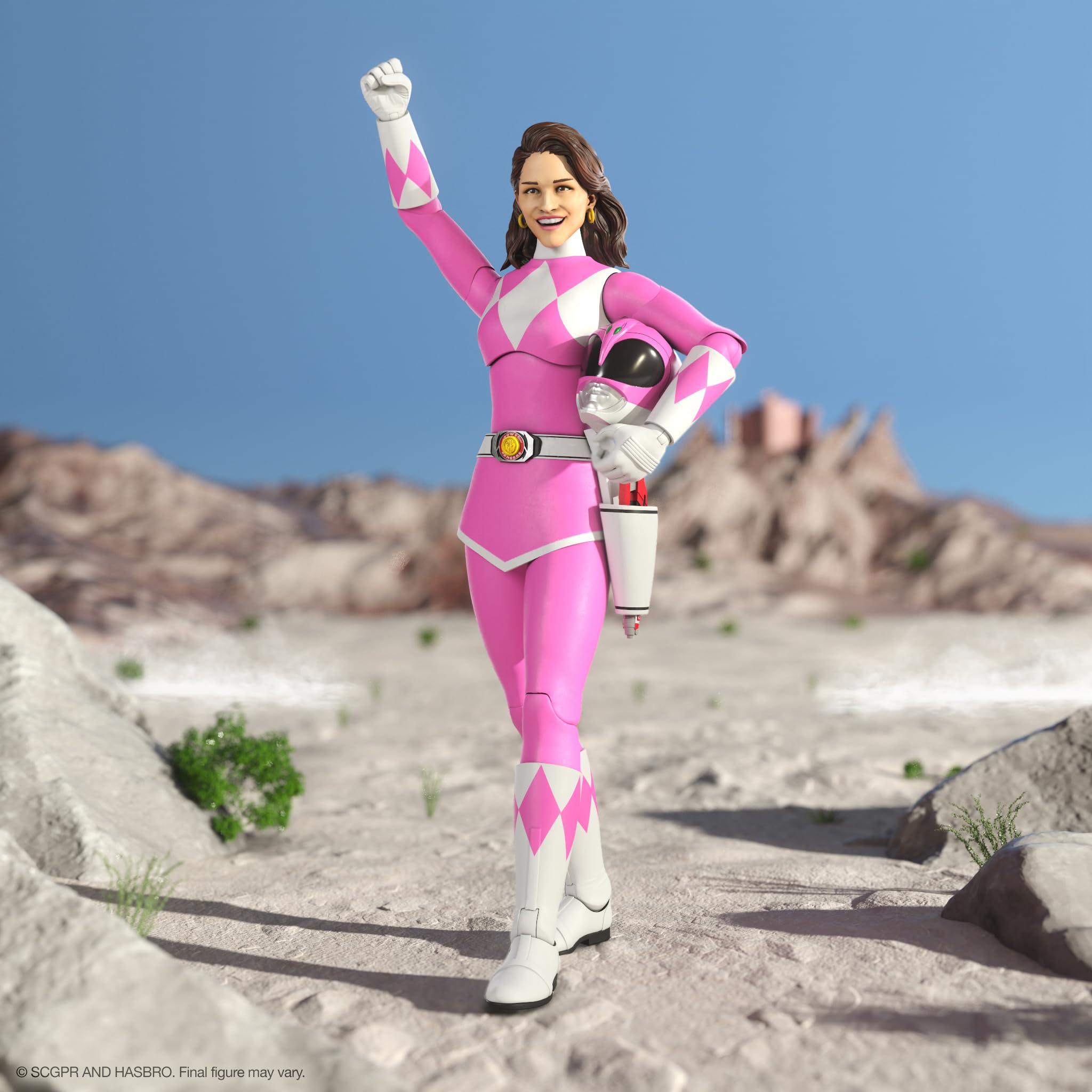 Foto 6 pulgar | Figura De Acción Super7 Ultimates! Mighty Morphin Power Rangers Pink Ranger, 18 Cm - Venta Internacional.