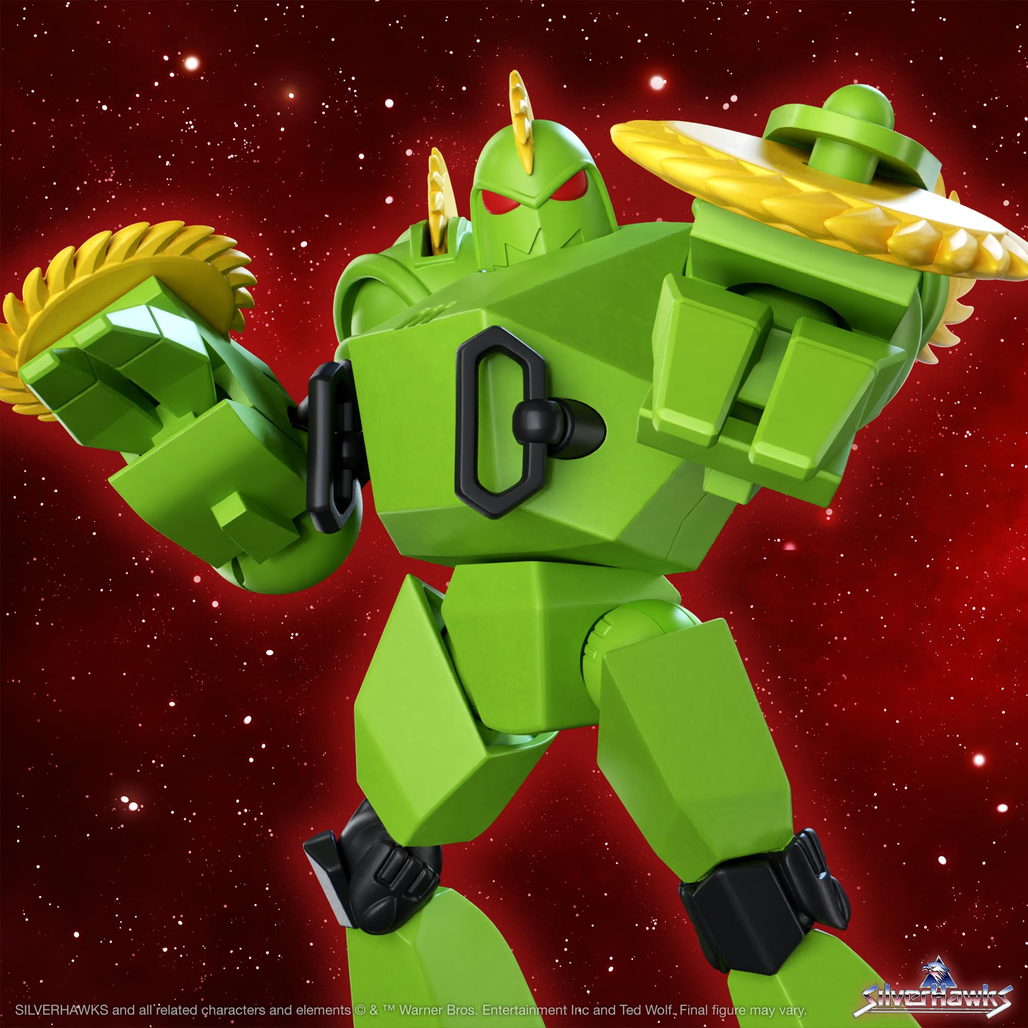 Foto 4 pulgar | Figura De Acción Super7 Ultimates Silverhawks Buzz-saw De 18 Cm - Venta Internacional.