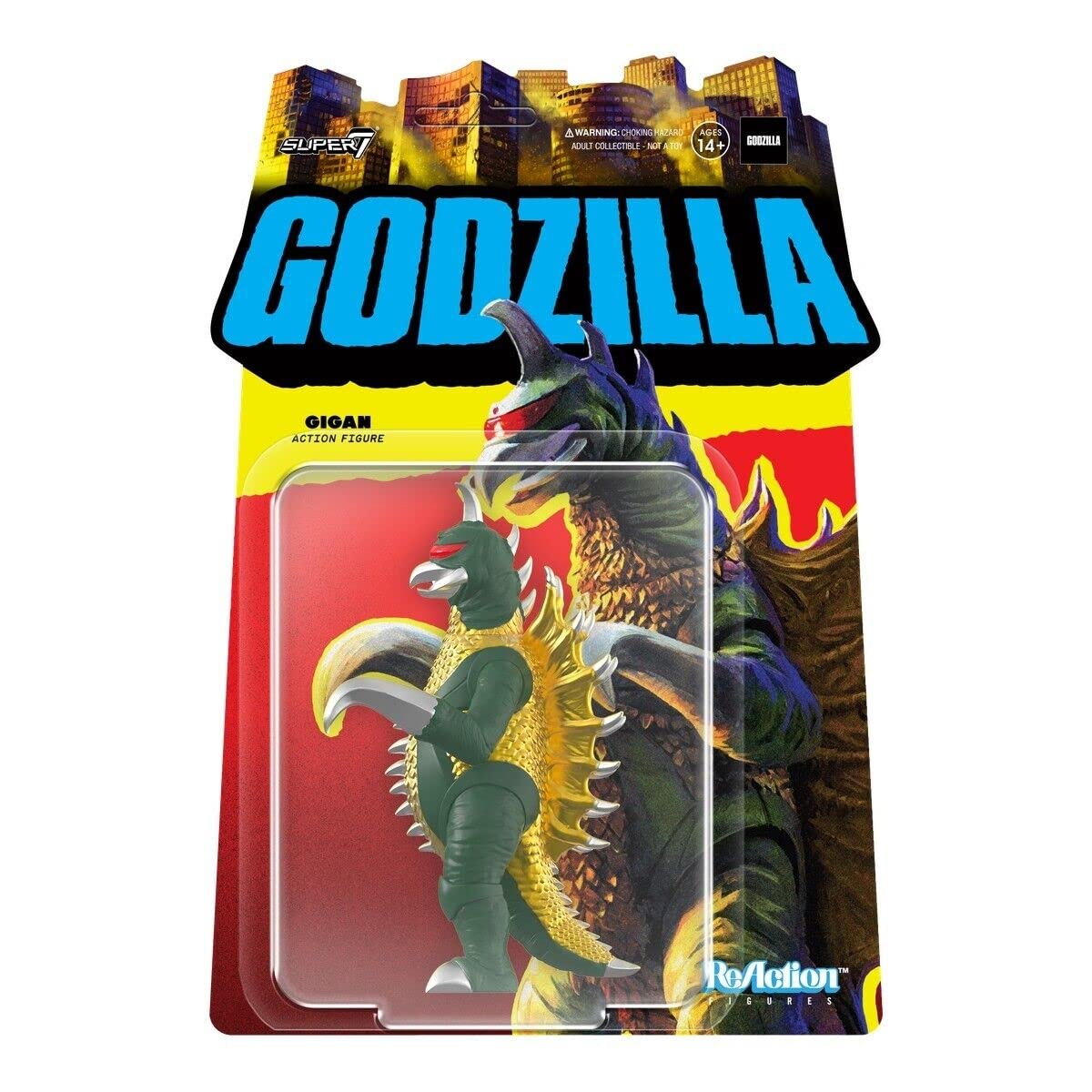 Foto 2 pulgar | Figura De Acción Super7 Toho Godzilla Gigan, Película Clásica De 9,5 Cm - Venta Internacional.