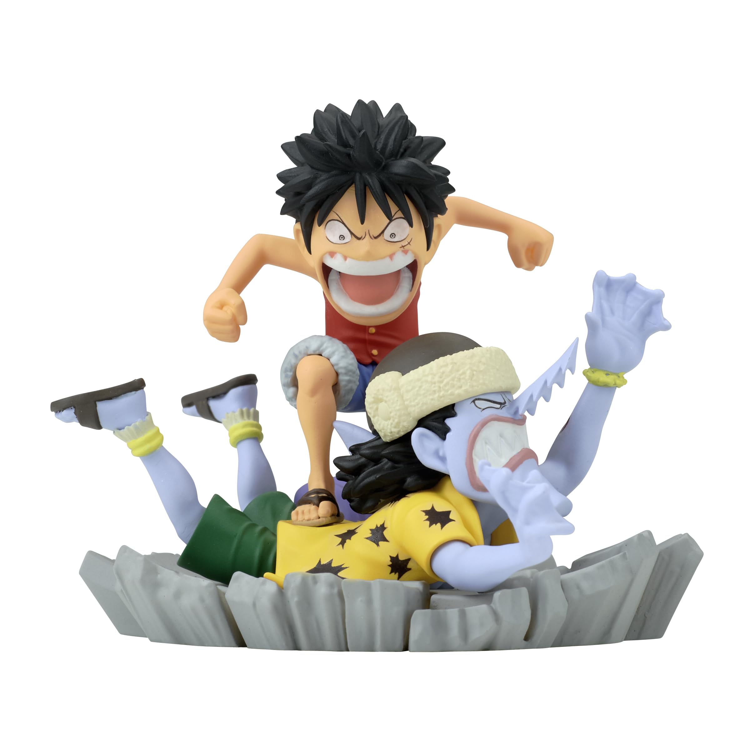 Figura Banpresto One Piece Log Stories Monkey D. Luffy Contra Arlong - Venta Internacional. $855