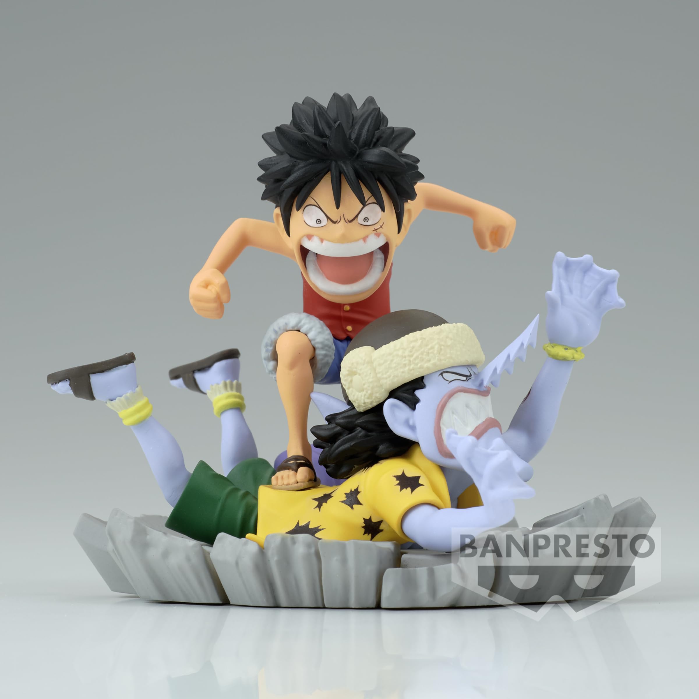 Foto 3 pulgar | Figura Banpresto One Piece Log Stories Monkey D. Luffy Contra Arlong - Venta Internacional.