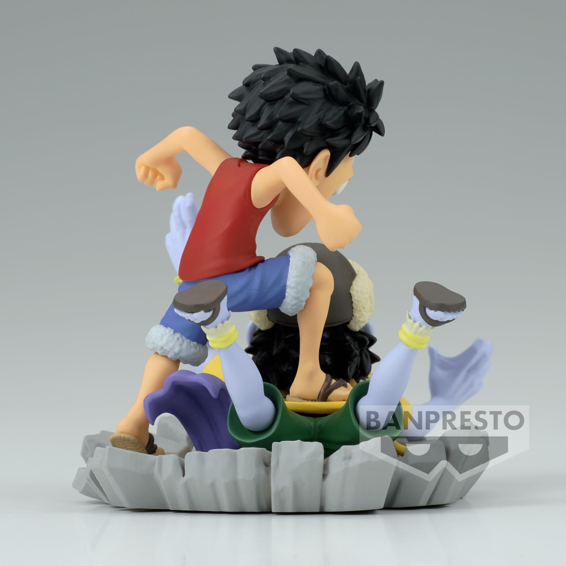 Foto 4 pulgar | Figura Banpresto One Piece Log Stories Monkey D. Luffy Contra Arlong - Venta Internacional.