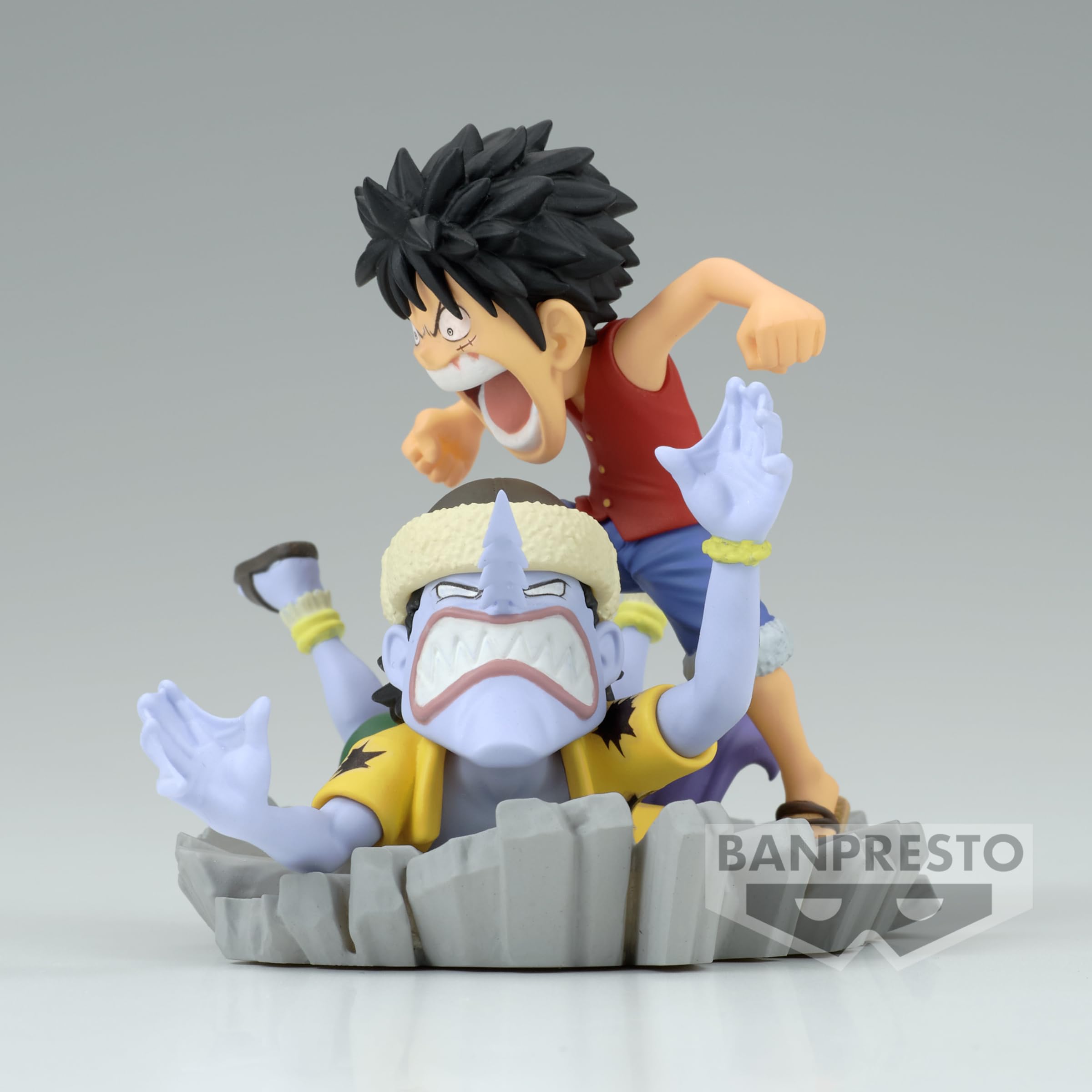 Foto 5 pulgar | Figura Banpresto One Piece Log Stories Monkey D. Luffy Contra Arlong - Venta Internacional.