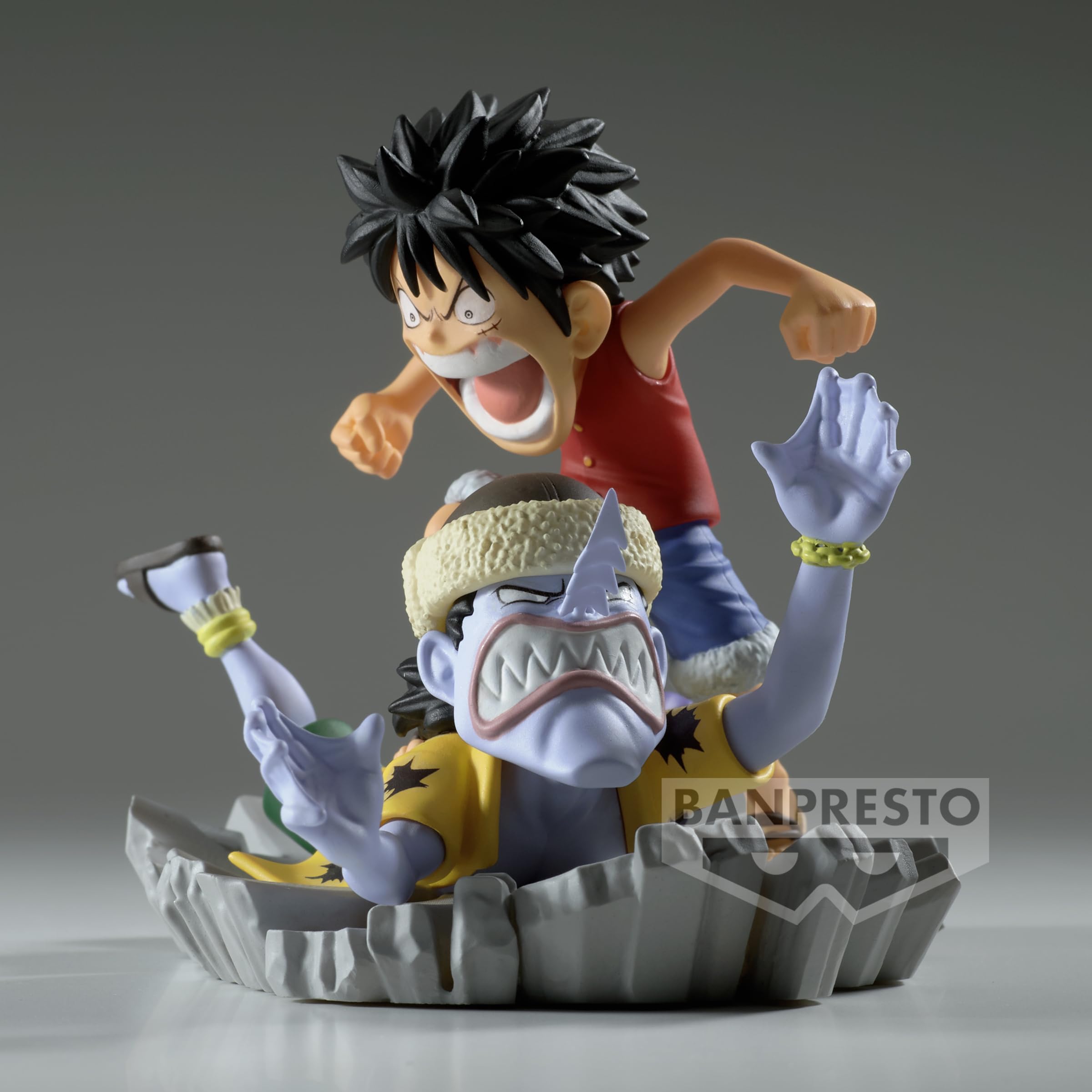 Foto 7 pulgar | Figura Banpresto One Piece Log Stories Monkey D. Luffy Contra Arlong - Venta Internacional.