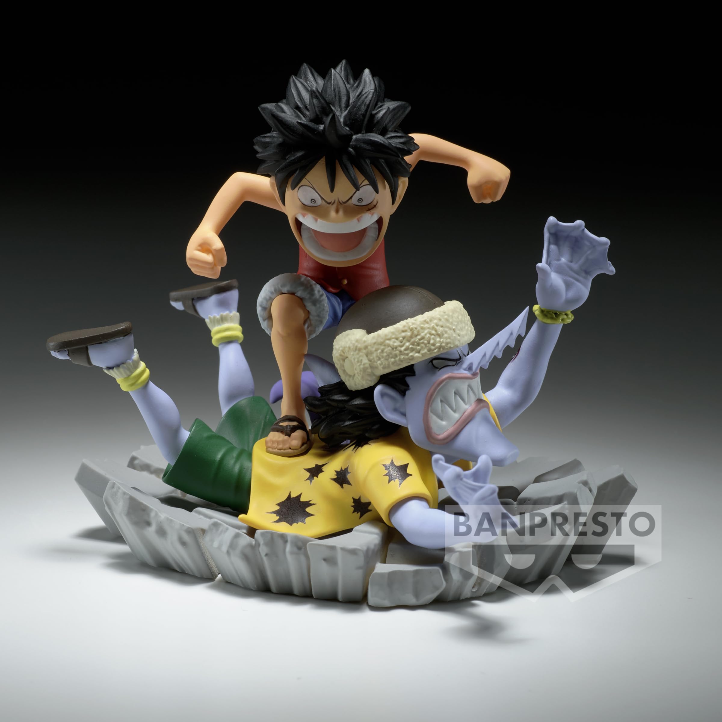 Foto 8 pulgar | Figura Banpresto One Piece Log Stories Monkey D. Luffy Contra Arlong - Venta Internacional.