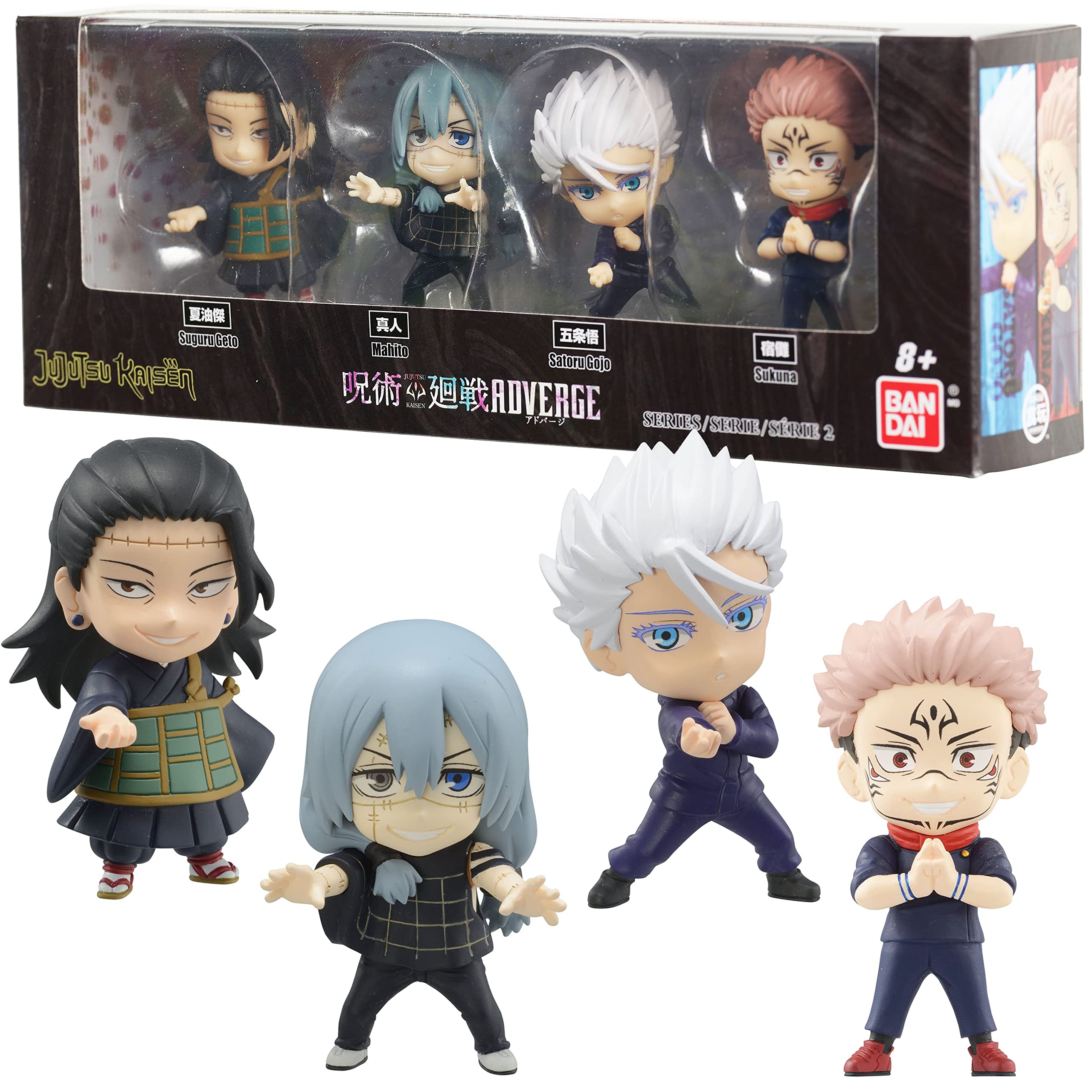 Foto 2 pulgar | Set De Figuras Bandai Namco Jujutsu Kaisen Adverge Con 4 Figuras - Venta Internacional.