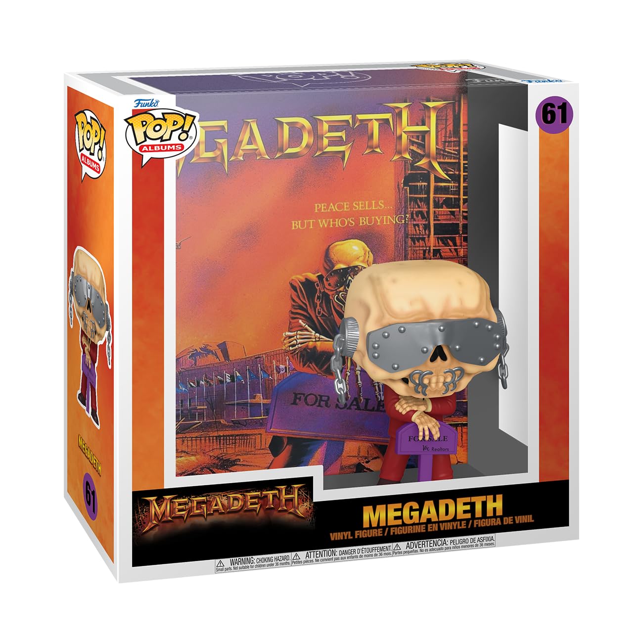 Foto 2 pulgar | ¡funko Pop! Álbumes Que Megadeth Peace Vende... Pero, ¿quién Compra? - Venta Internacional.