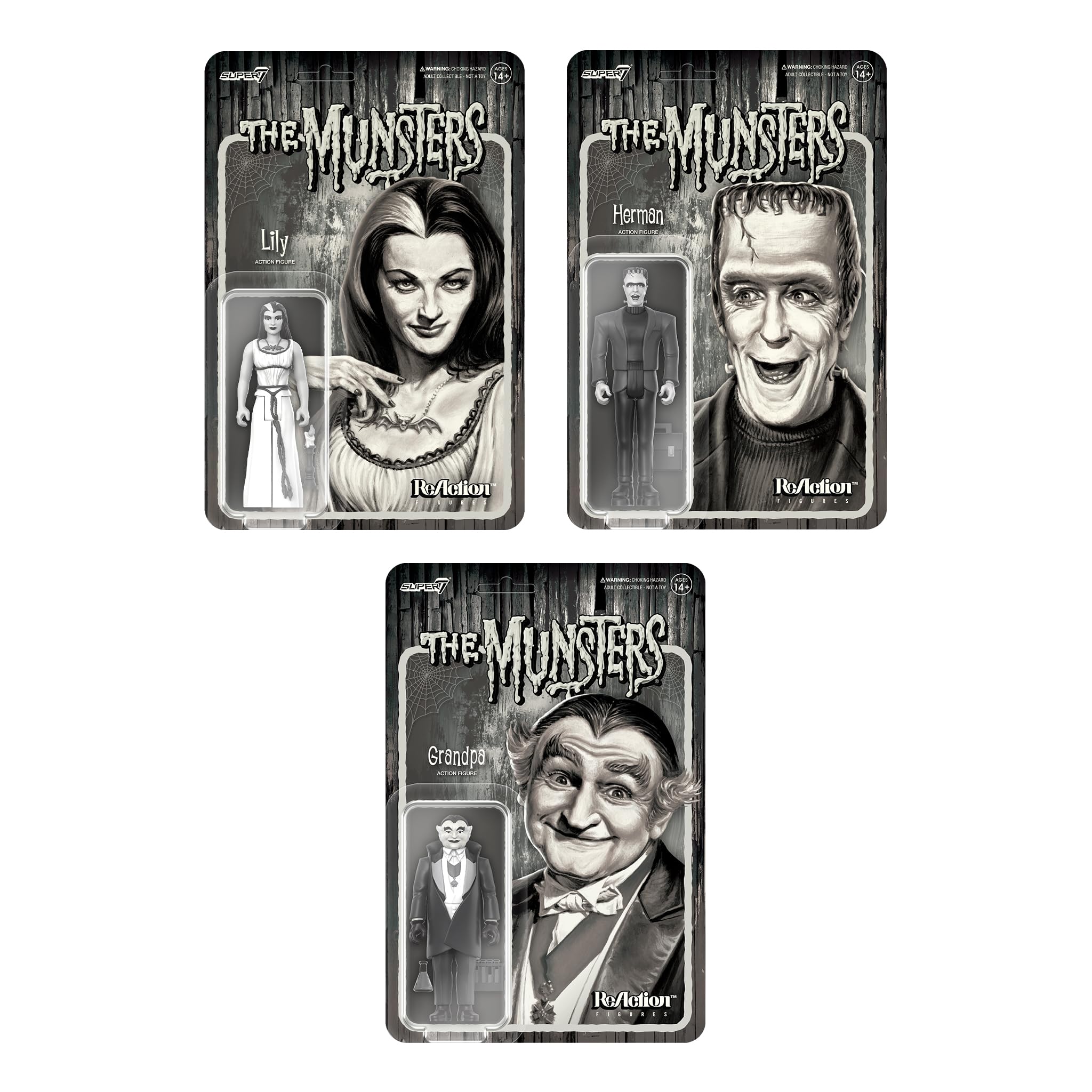 Foto 6 pulgar | Figura De Acción Super7 The Munsters Grandpa De 9,5 Cm Con Acceso. - Venta Internacional.