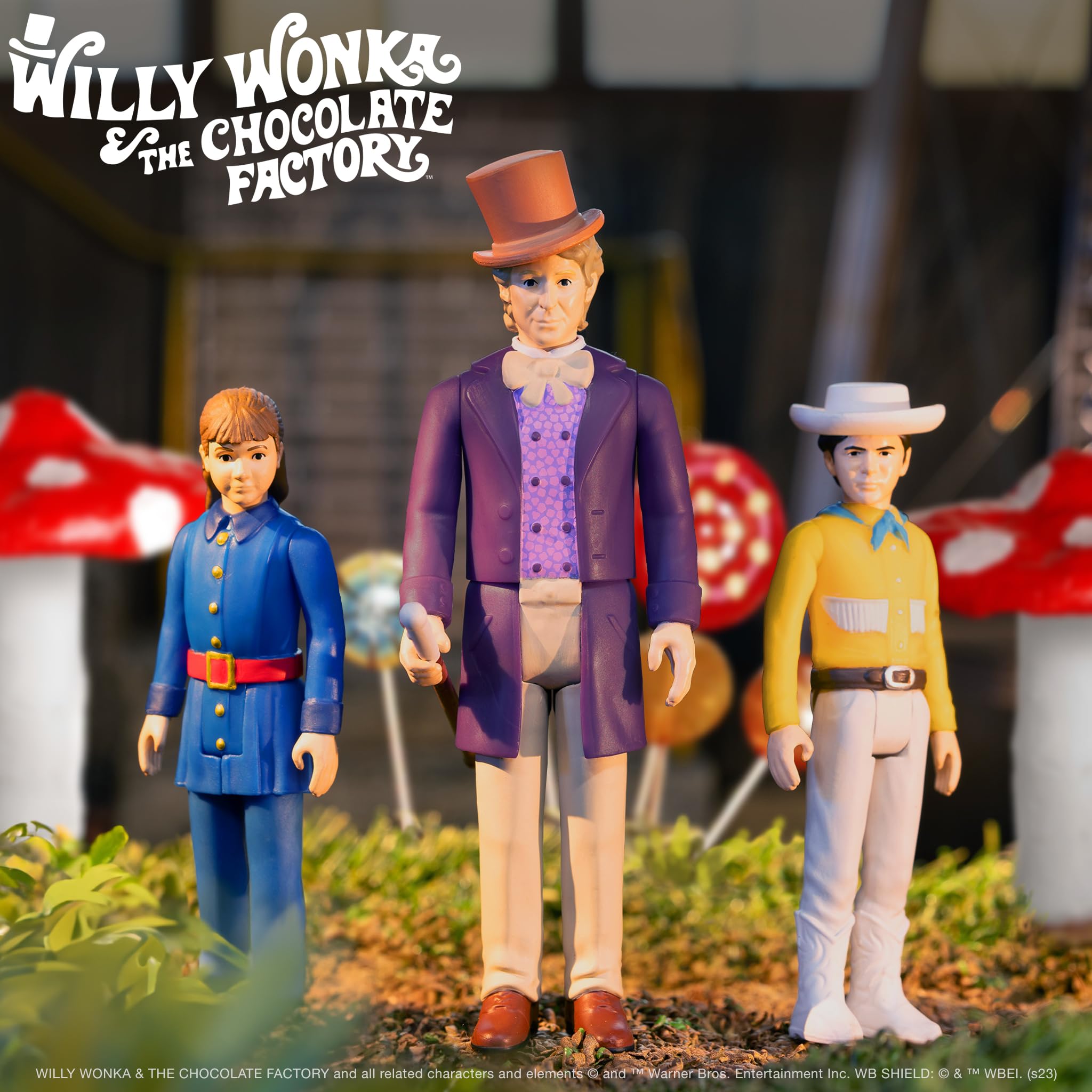 Foto 5 | Figura De Acción Super7 Willy Wonka De 9,5 Cm Con Accesorio - Venta Internacional.