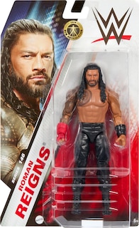 Foto 2 | Figura De Acción Mattel Wwe Roman Reigns De 15 Cm Con 10 Articulaciones - Venta Internacional.