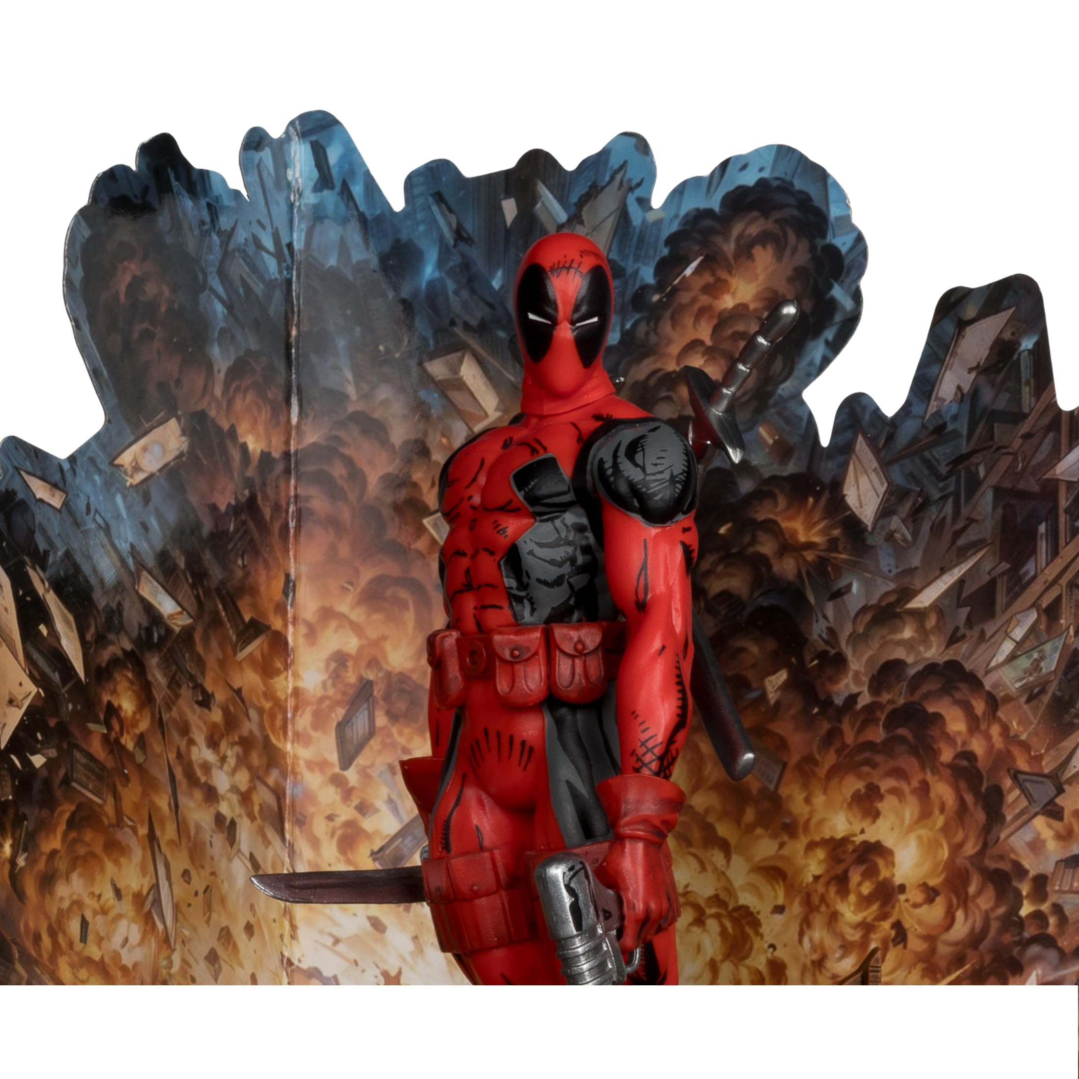 Foto 2 | Figura De Acción Mcfarlane Toys Marvel Deadpool A Escala 1:10 - Venta Internacional.