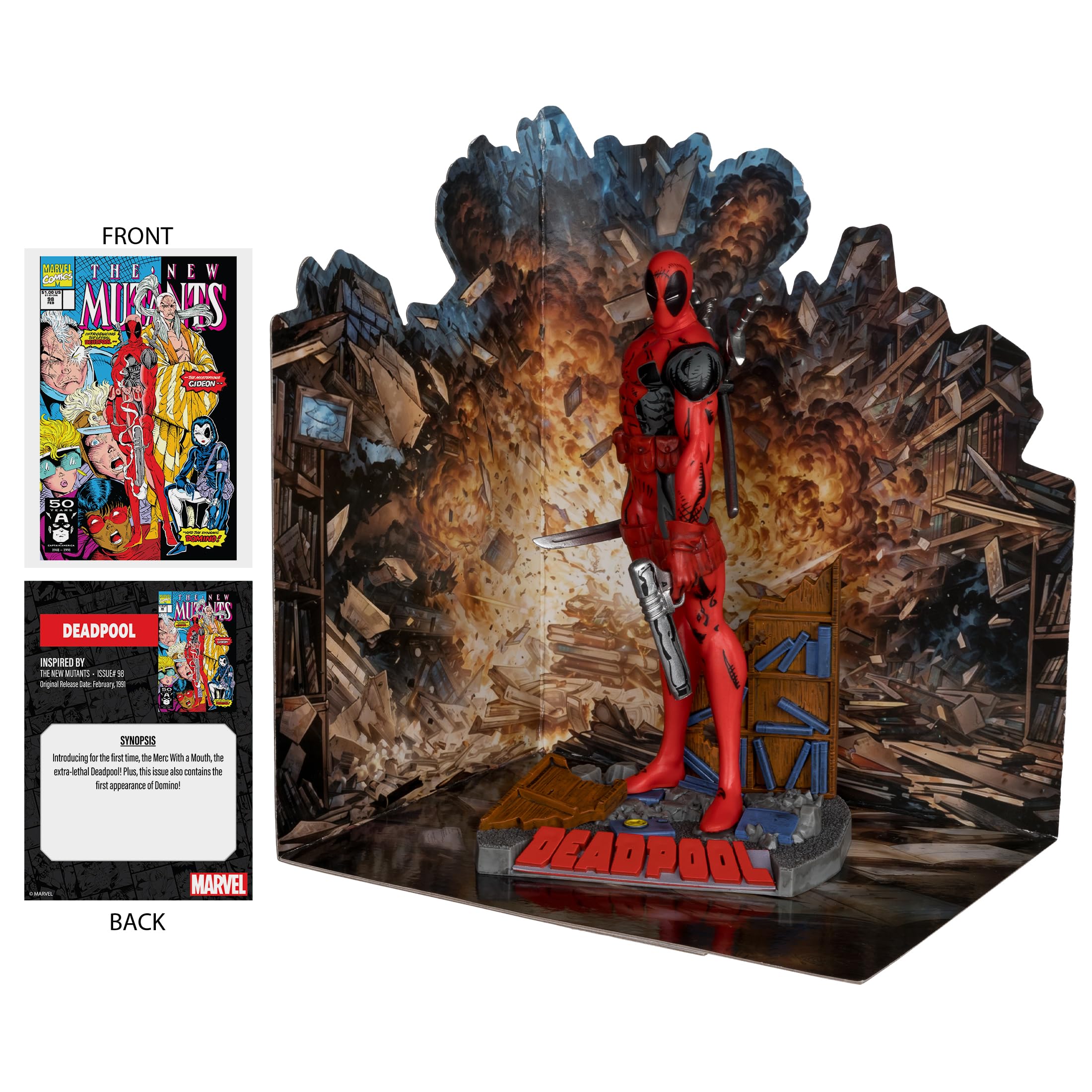 Foto 4 pulgar | Figura De Acción Mcfarlane Toys Marvel Deadpool A Escala 1:10 - Venta Internacional.