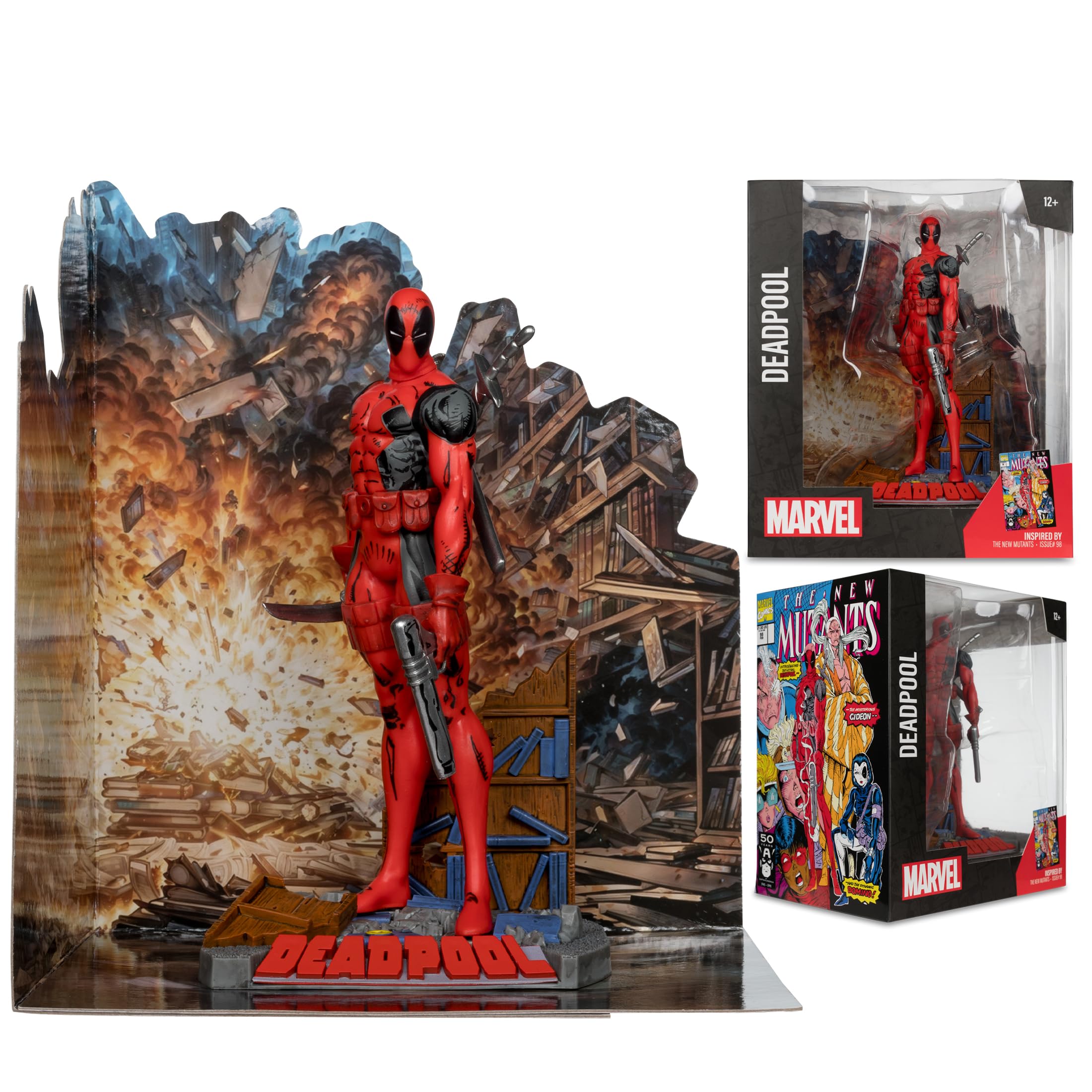 Foto 6 pulgar | Figura De Acción Mcfarlane Toys Marvel Deadpool A Escala 1:10 - Venta Internacional.