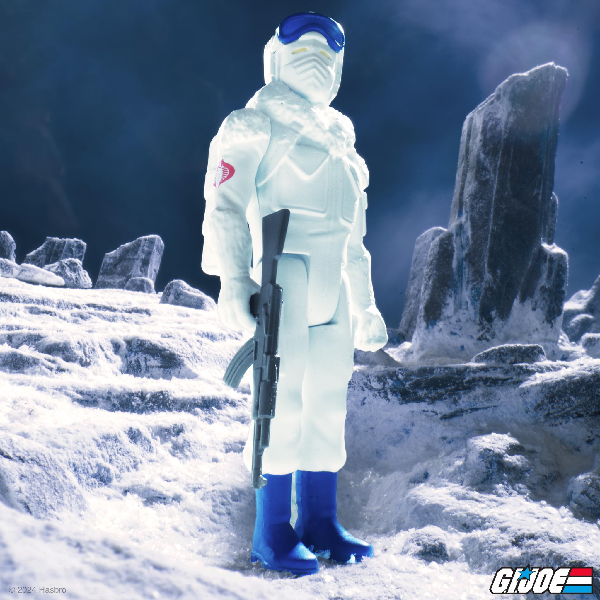 Foto 4 | Figura De Acción Super7 G.i. Joe Reaction Cobra Snow Serpent - Venta Internacional.