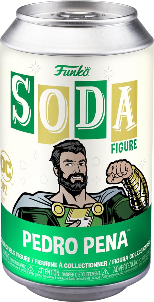 Foto 3 pulgar | Figura Vinyl Soda Funko Shazam! La Furia De Los Dioses Pedro Peña - Venta Internacional.