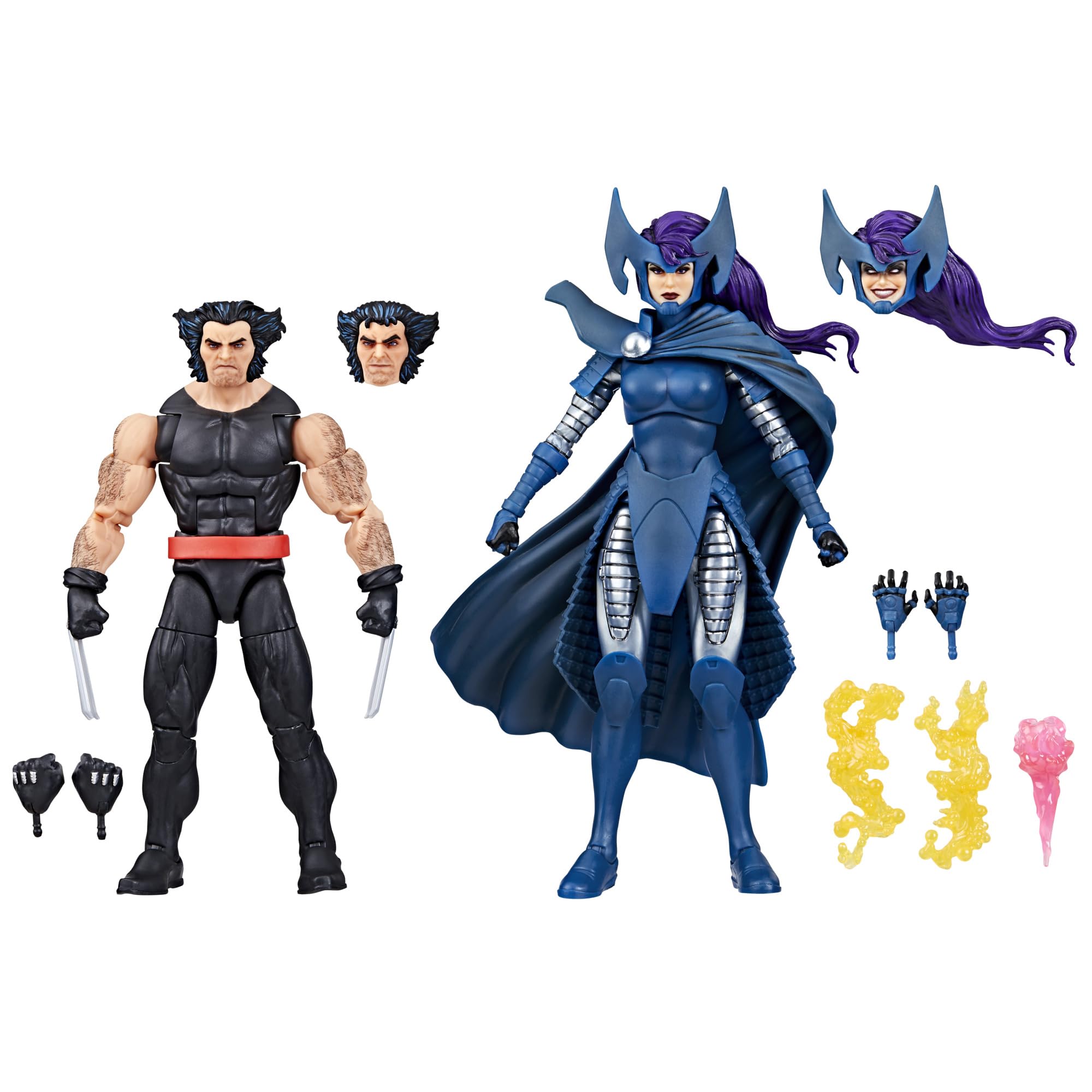 Foto 2 pulgar | Figura De Acción Marvel Legends Wolverine Y Psylocke 15 Cm - Venta Internacional.
