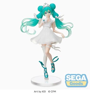 Foto 3 | Estatua Kei Ver Del 15º Aniversario De Hatsune Miku De Sega Serie Spm - Venta Internacional.