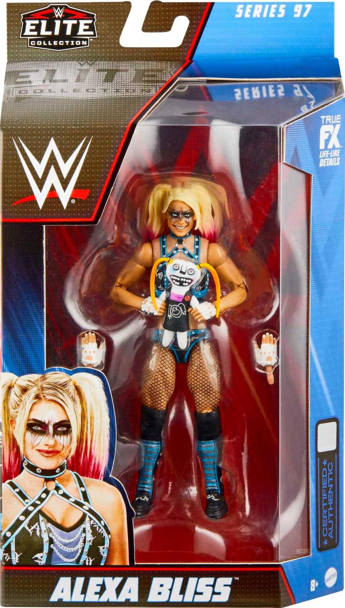 Foto 2 | Figura De Acción Mattel Wwe Alexa Bliss Elite Collection 6 Pulgadas - Venta Internacional.