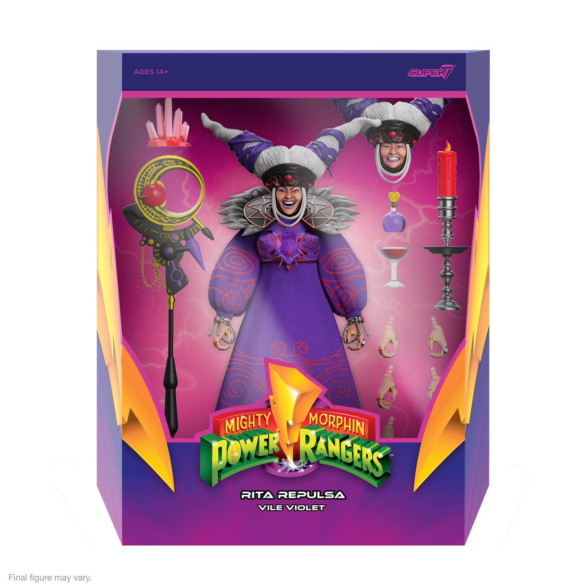 Foto 3 pulgar | Figura De Acción Super7 Ultimates! Rita Repulsa De Mighty Morphin Power Rangers - Venta Internacional.