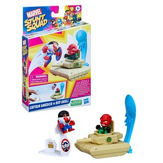 Foto 2 | Set De Juego Marvel Stunt Squad Capitán América Contra Red Skull - Venta Internacional.