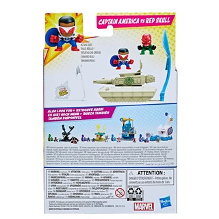 Foto 4 | Set De Juego Marvel Stunt Squad Capitán América Contra Red Skull - Venta Internacional.