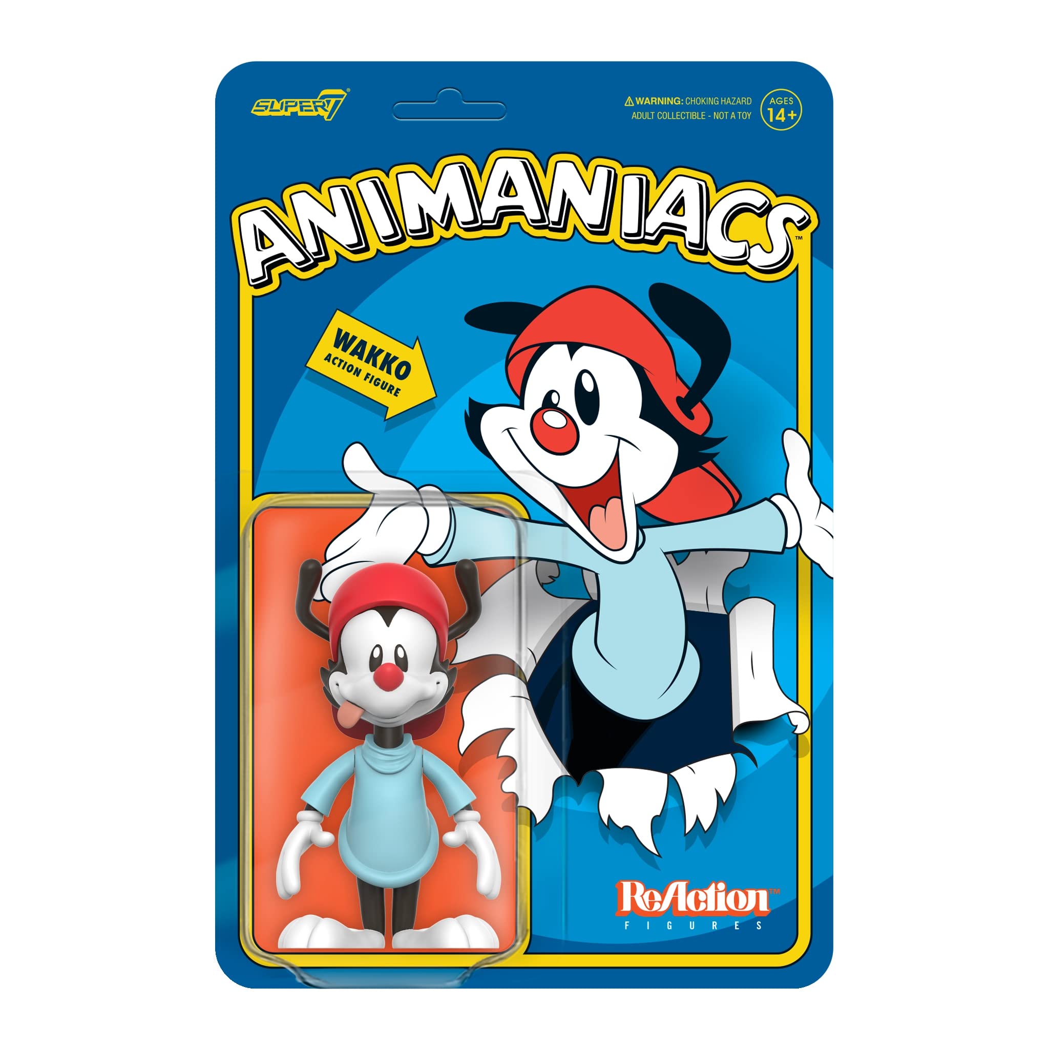 Foto 2 pulgar | Figura De Acción Super7 Animaniacs Wakko Warner 9,5 Cm - Venta Internacional.